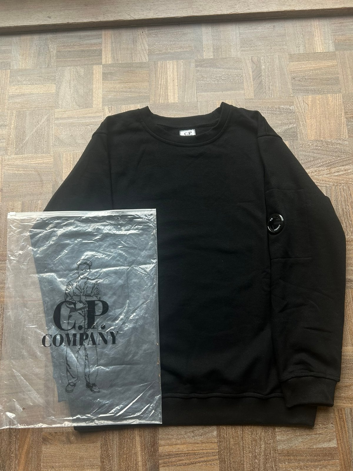 C.P. Company Sweater – Zwart – Maat M, Kleding | Heren, Verzenden, Nieuw, Maat 48/50 (M), Zwart