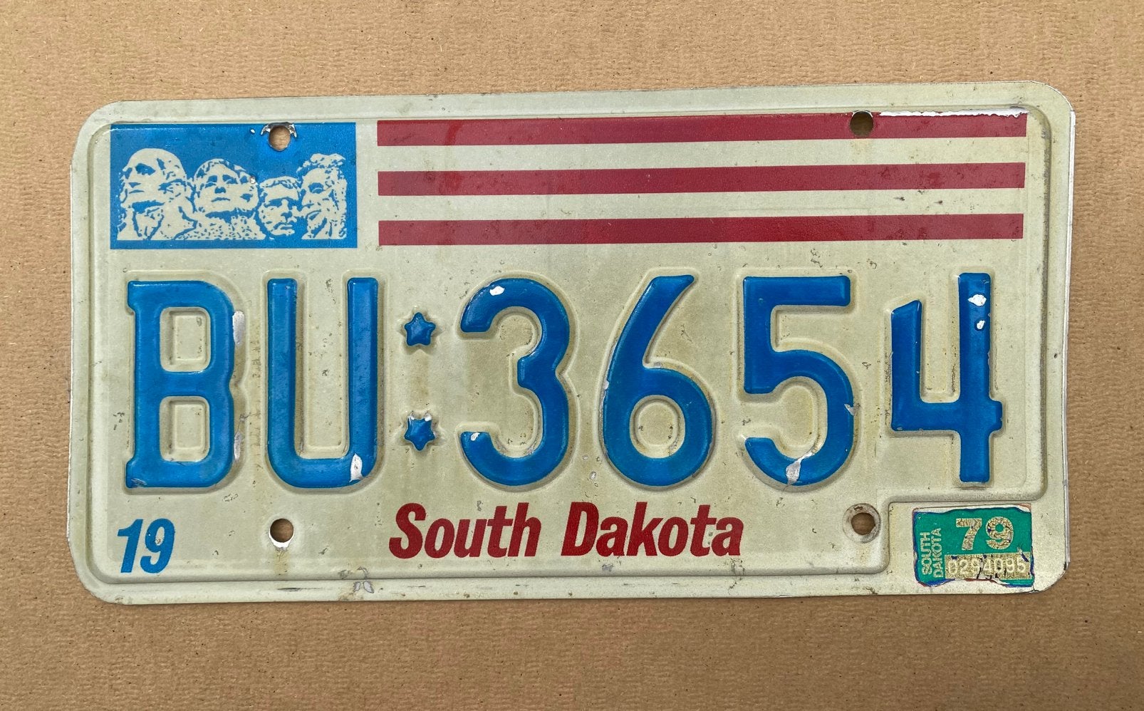 Kentekenplaat USA South Dakota, Verzamelen, Ophalen of Verzenden, Gebruikt, Auto's