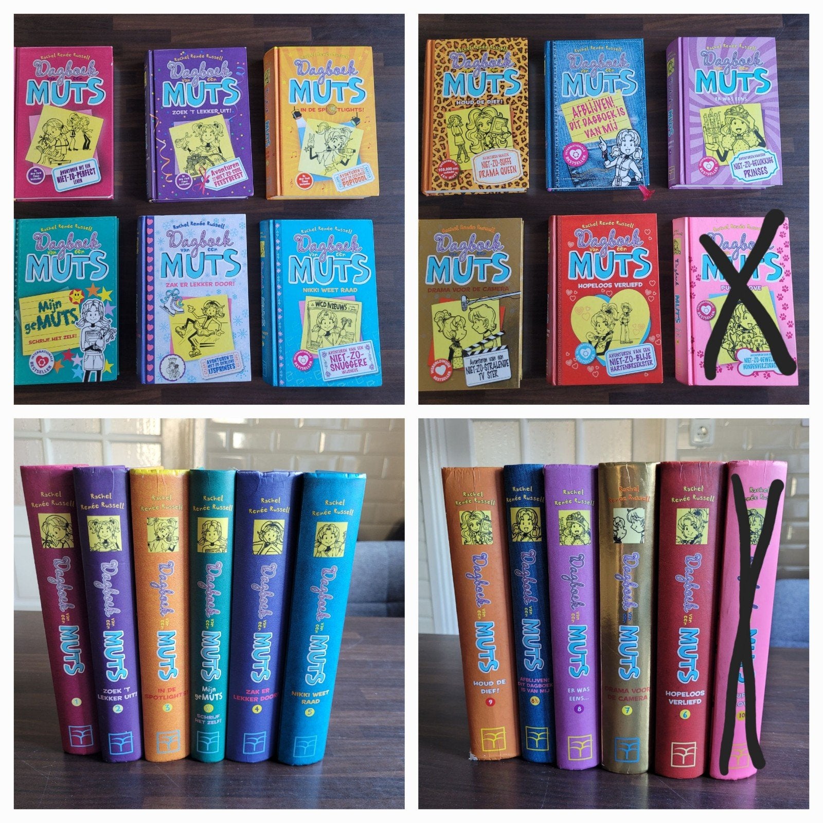 11 delige boeken serie Dagboek van een muts, Boeken, Ophalen of Verzenden, Zo goed als nieuw, Rachel Renée Russell, Fictie