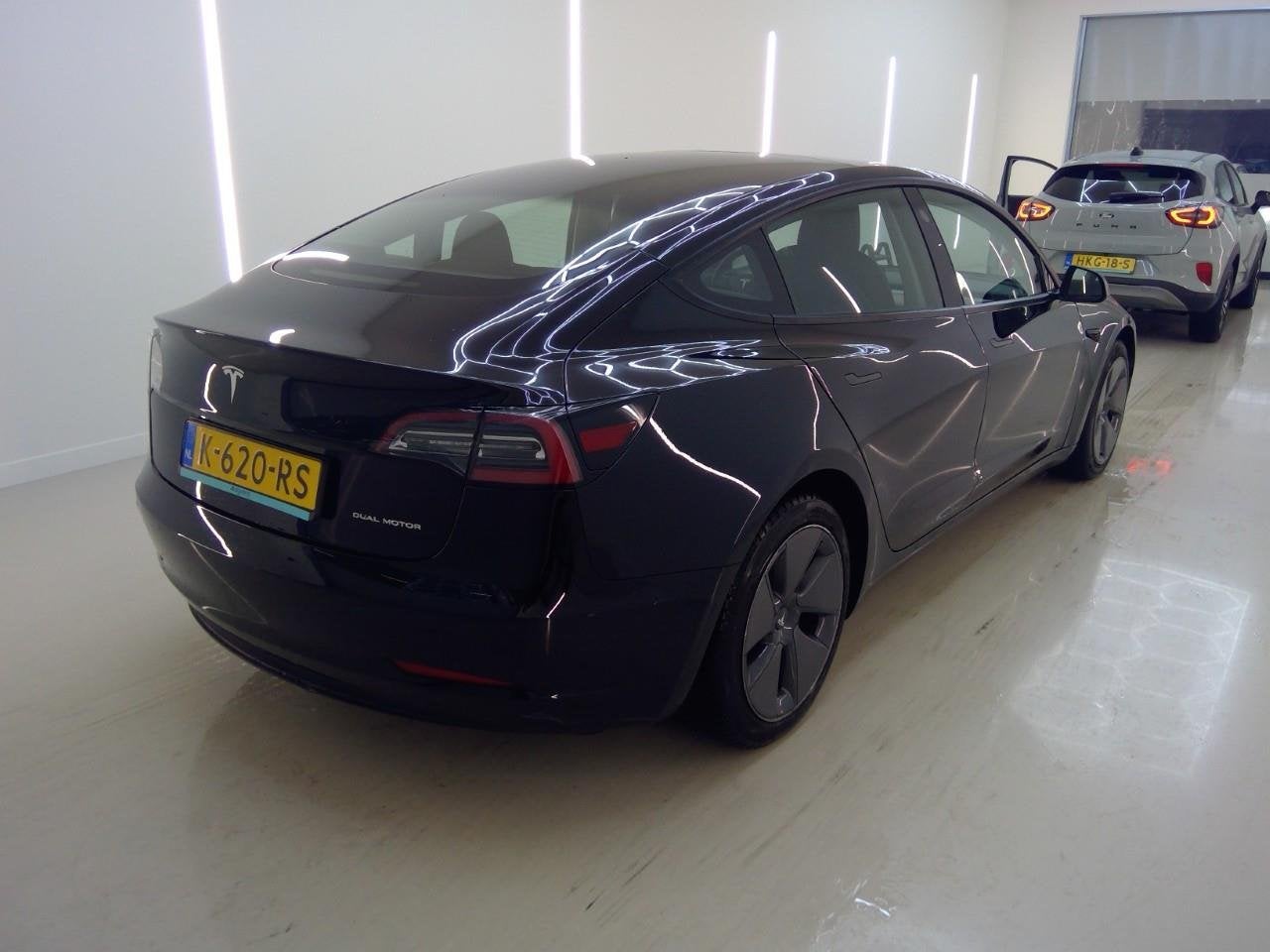 Tesla Model 3 Long-Range AWD 351pk 75 kWh FACELIFT 91% SoH [, Automaat, Gebruikt, Zwart, Zwart