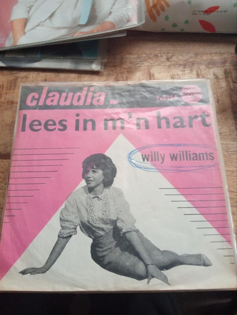 Willy Williams - claudia, Cd's en Dvd's, Vinyl | Nederlandstalig, Ophalen of Verzenden, Zo goed als nieuw, Overige formaten, Levenslied of Smartlap