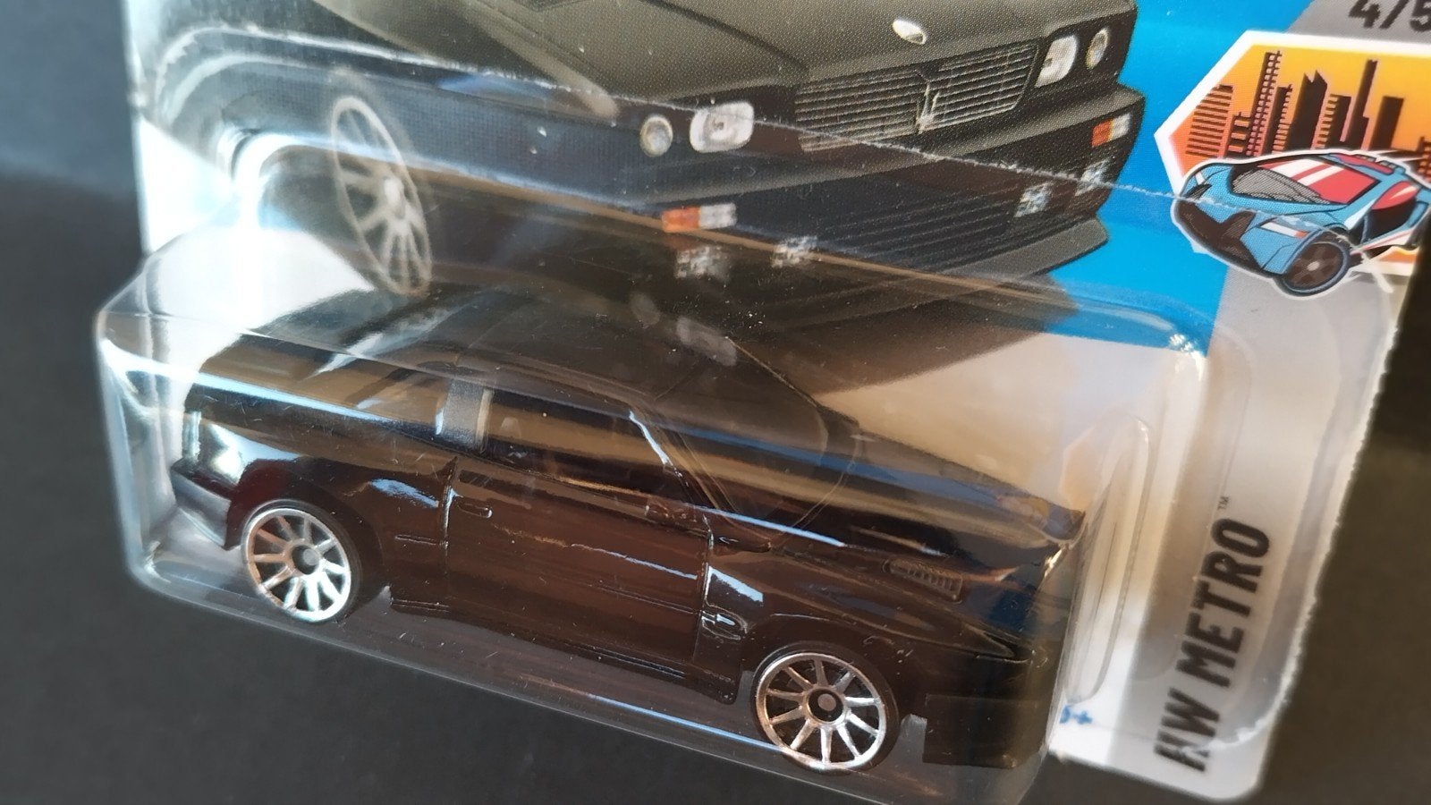 Maserati Shamal zwart 1:64 Hotwheels Pol, Auto, Verzenden, ., Nieuw