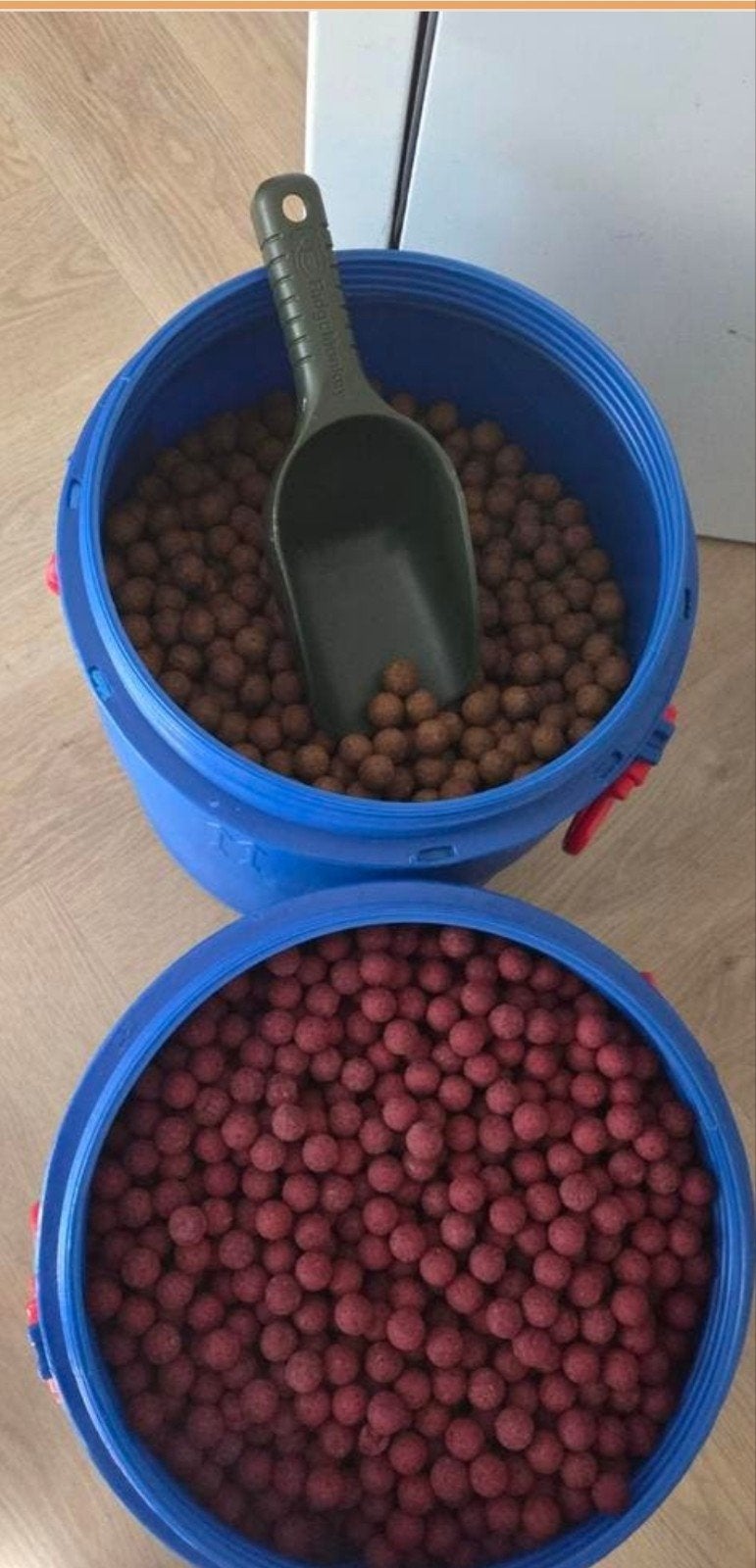 Voerton/vaatjes 25ltr zgan voor boilies/partikels enz., Ophalen of Verzenden, Overige typen