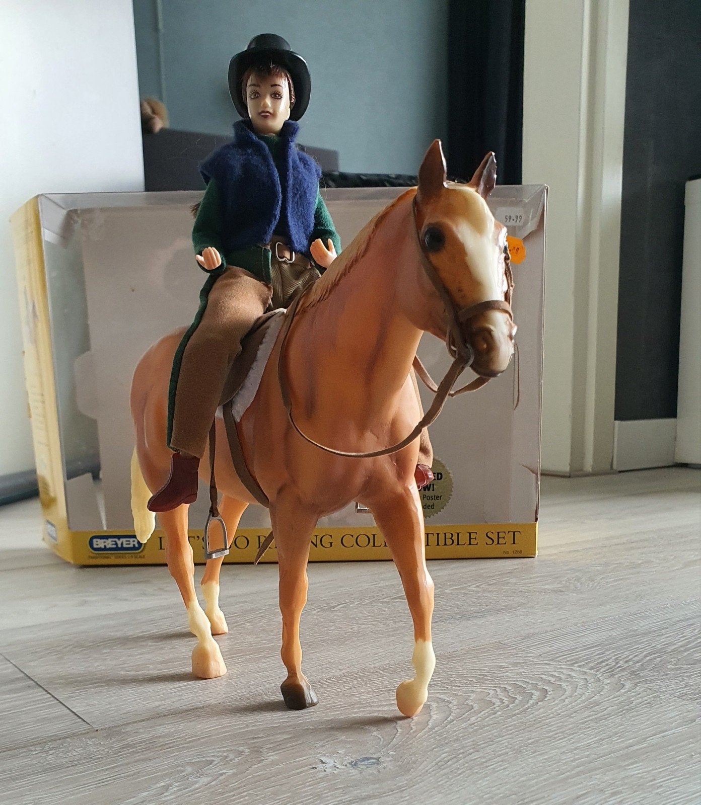 Breyer Traditional Let's Go Riding Engelse Set, Ophalen of Verzenden, Zo goed als nieuw, Overige typen