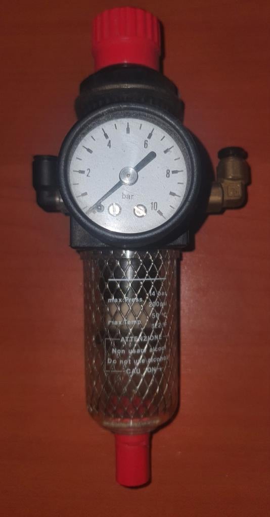 Drukregelaar met manometer en waterafscheider, Ophalen of Verzenden