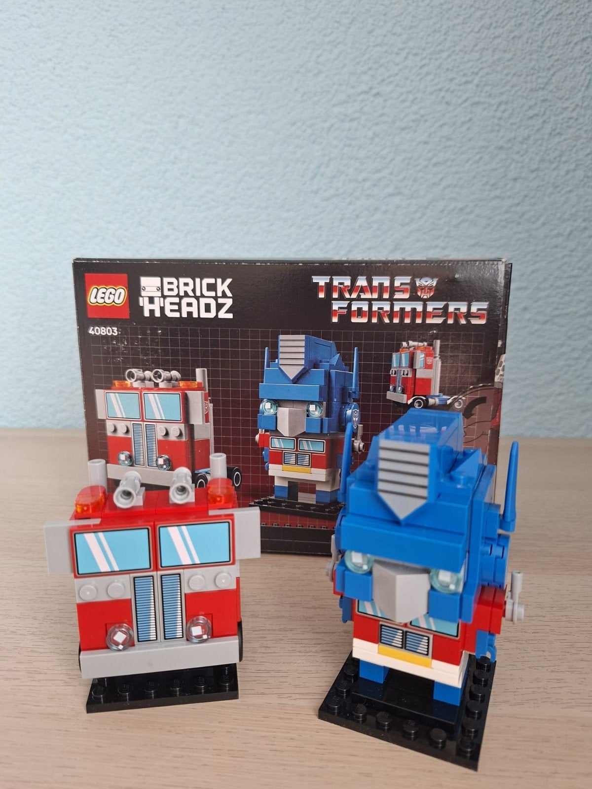 LEGO BrickHeadz Transformers Optimus Prime 40803, BrickHeadz, Lego, Ophalen of Verzenden, Zo goed als nieuw