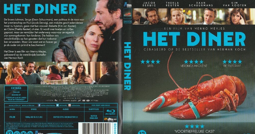 Het diner blu ray, Ophalen of Verzenden, Zo goed als nieuw