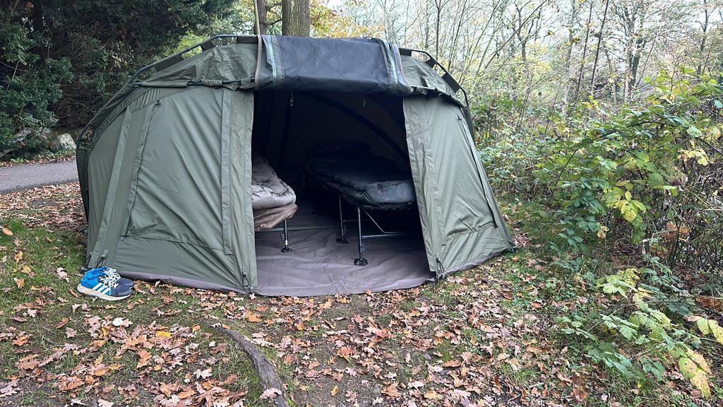 Jrc tx extreme 2 man bivvy + overwrap, Ophalen, Zo goed als nieuw, Overige typen