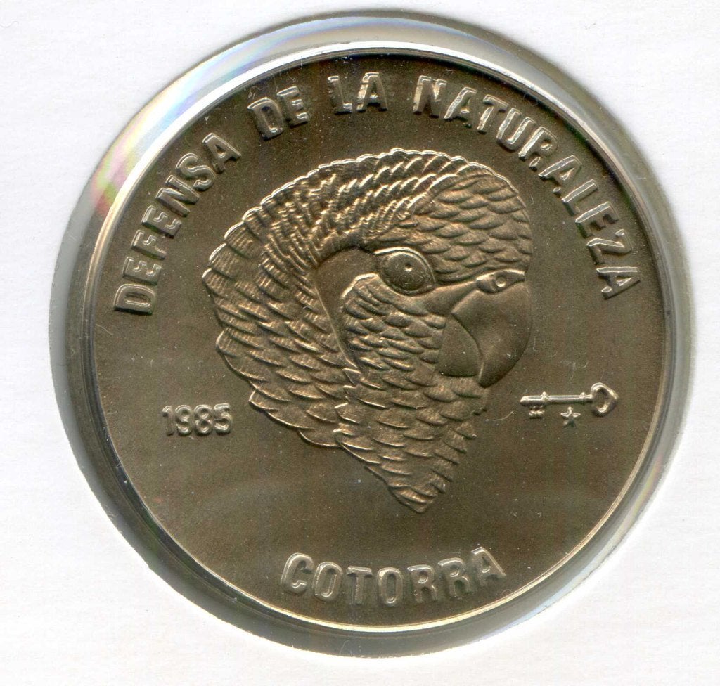 Cuba 1 Peso 1985 Cotorra, Amazone Papagaai FDC-, Ophalen of Verzenden, Midden-Amerika