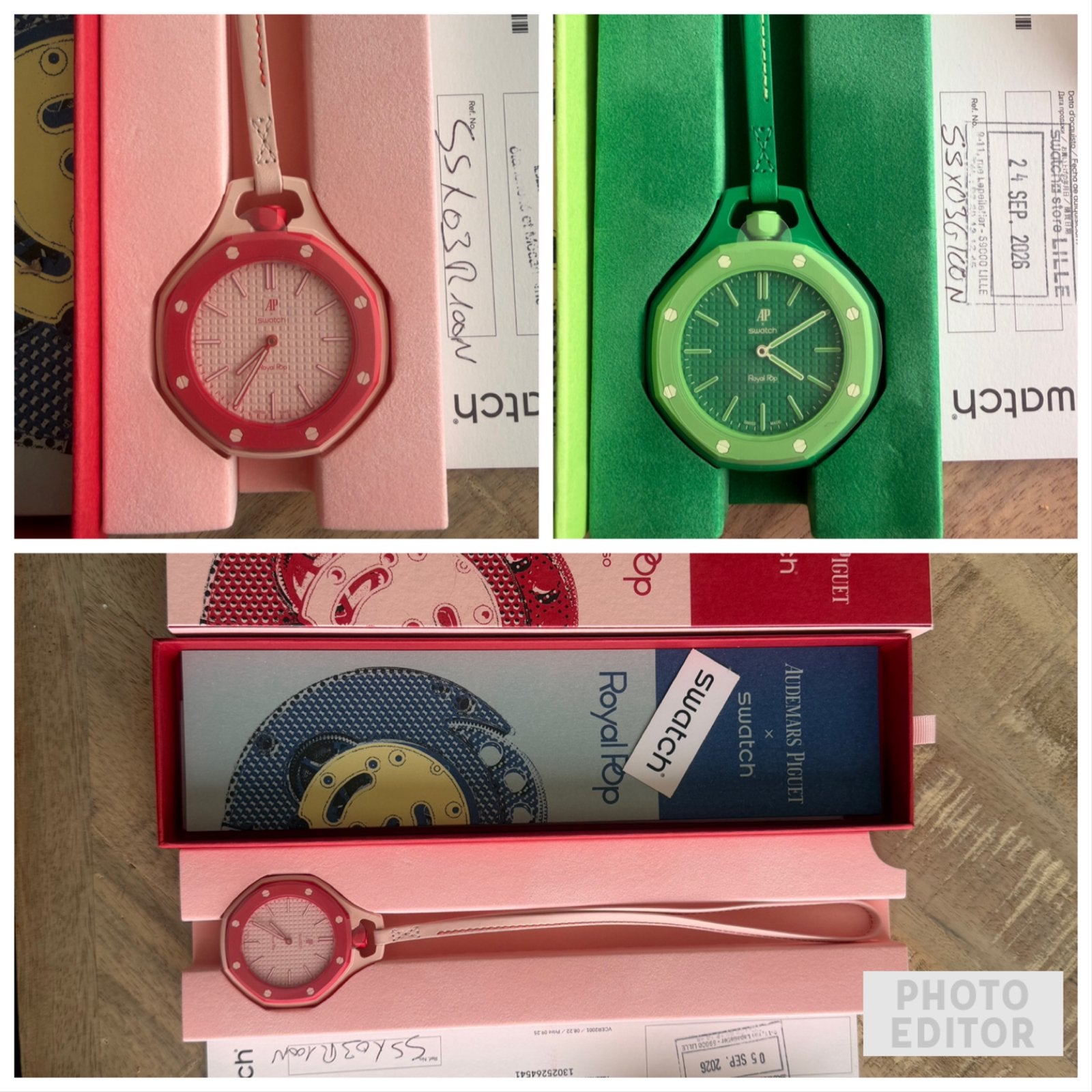 3x Swatch x Audemars Piguet Royal Pop ORIGINEEL, Swatch, Nieuw, Ophalen of Verzenden, Kunststof