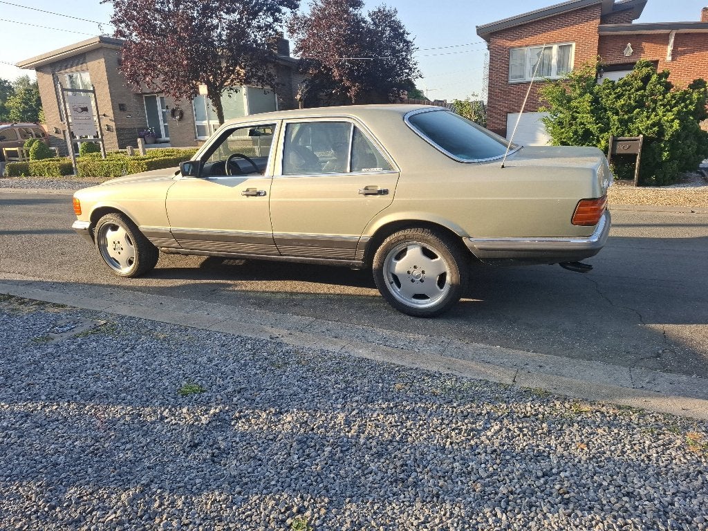 Mercedes Benz 280S, Auto's, Mercedes-Benz, Automaat, Zwart, Leder, Particulier