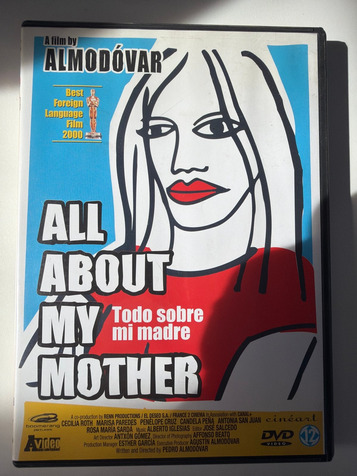 All About My Mother - Pedro Almodóvar DVD, Waargebeurd drama, Alle leeftijden, Nederlands, Ophalen of Verzenden