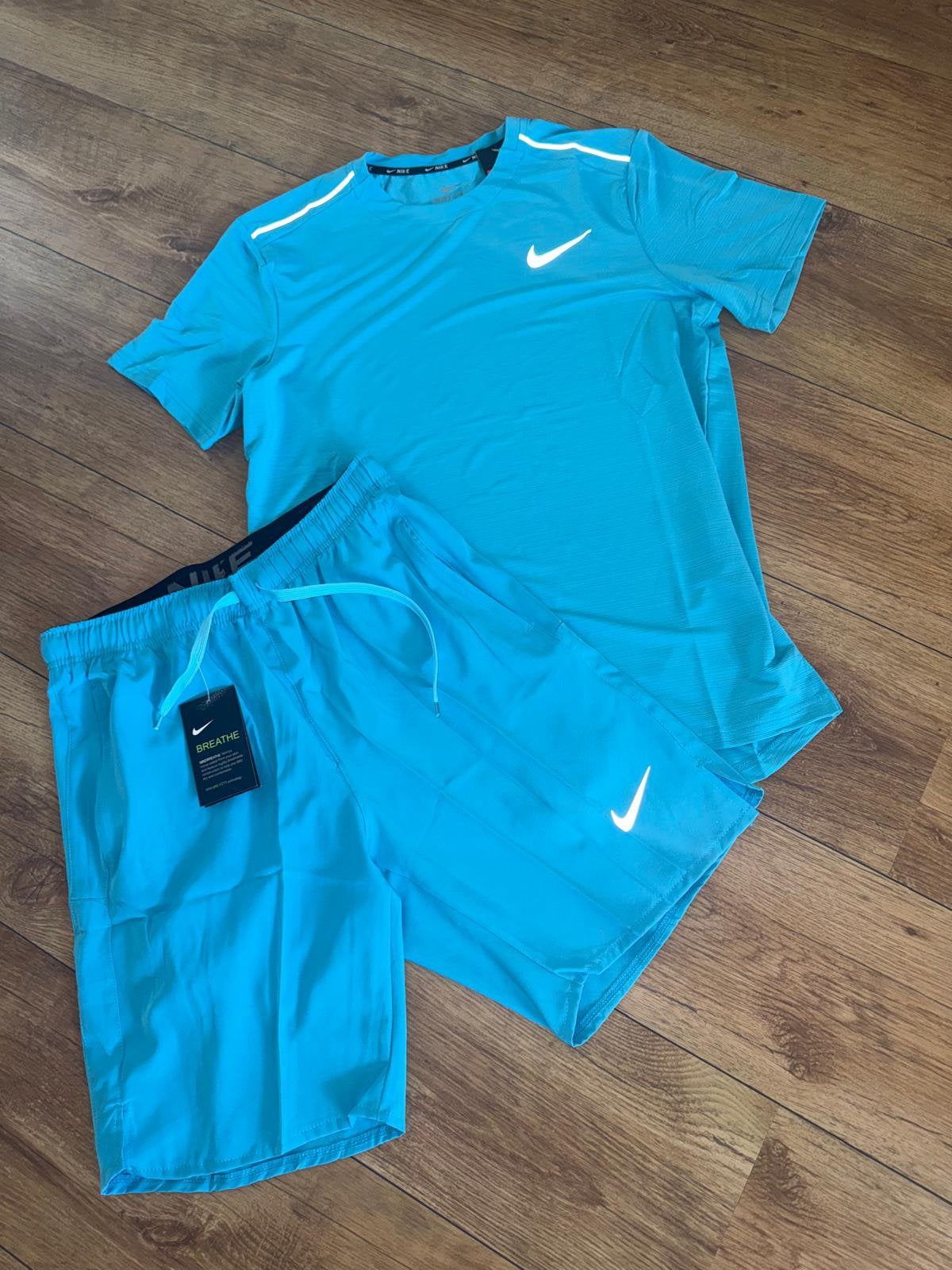 Nike miller tenue, Kleding | Heren, Sportkleding, Verzenden, Nieuw, Blauw, Overige typen