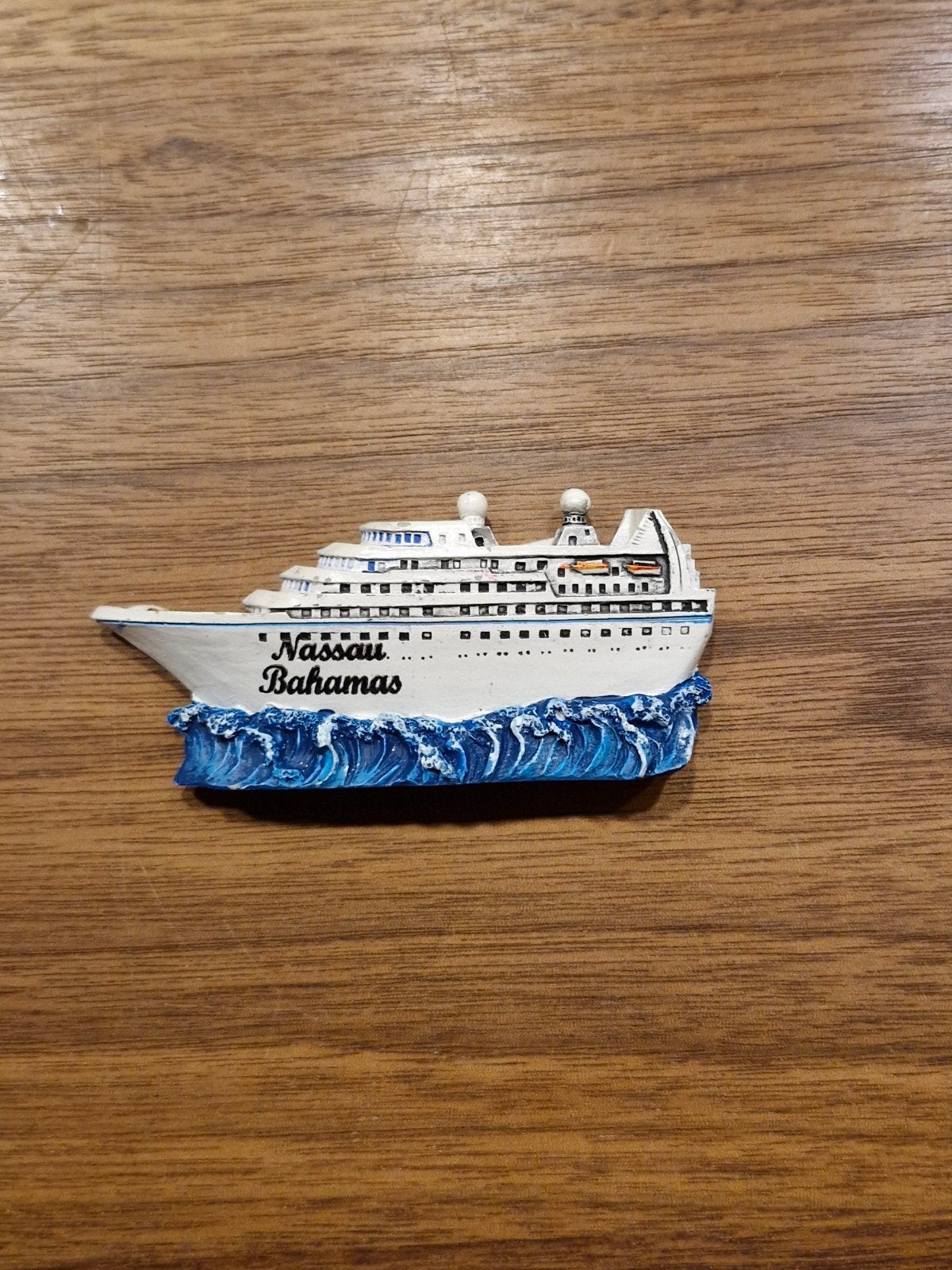 Koelkastmagneet Cruiseschip Nassau Bahamas, Ophalen of Verzenden