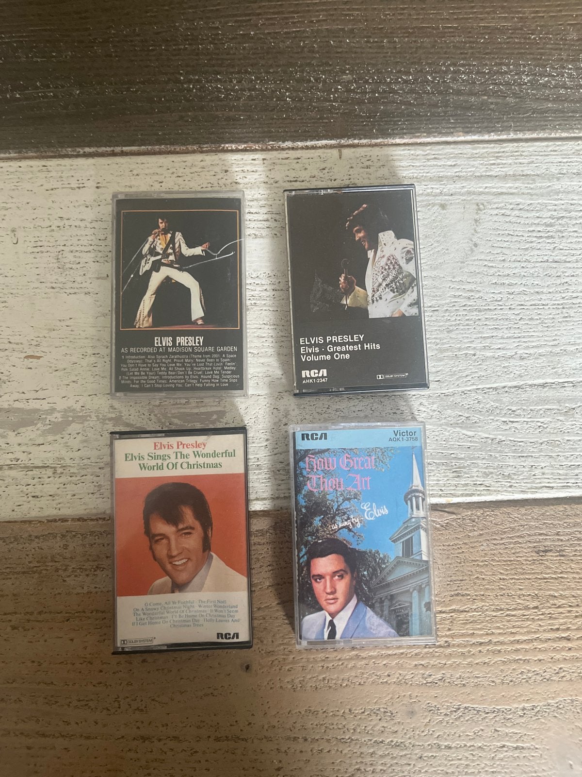 4 Elvis Presley Cassettes - Diverse Albums, Cd's en Dvd's, Gebruikt, 2 t/m 25 bandjes, Ophalen of Verzenden, Origineel