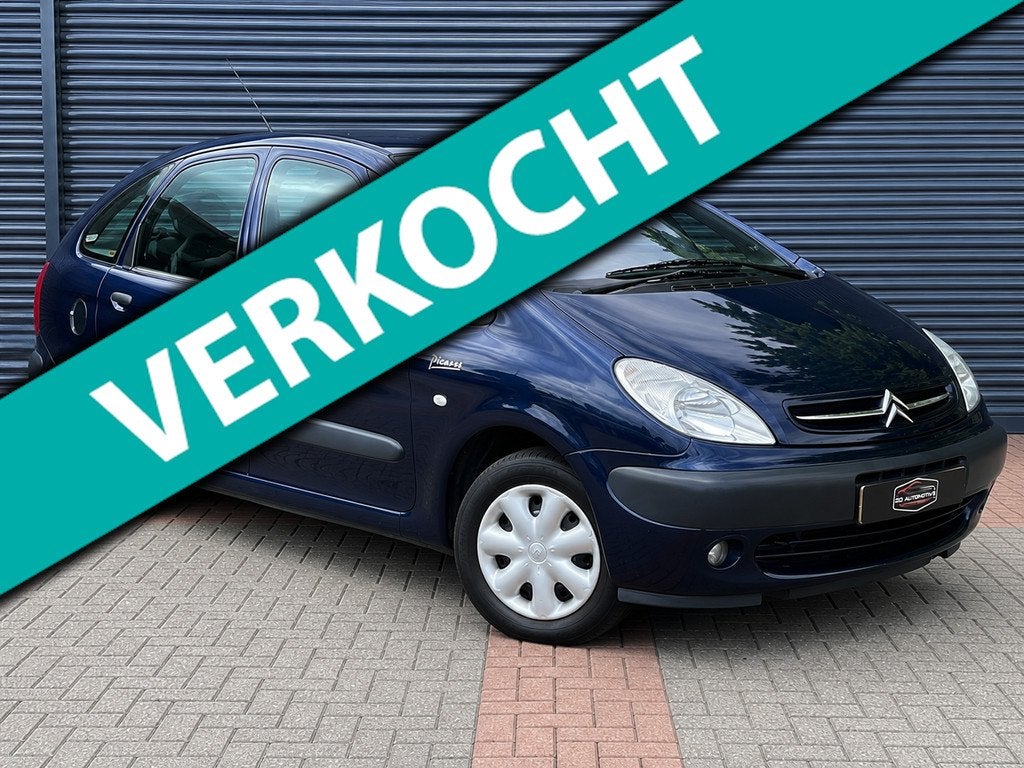 Citroen Xsara Picasso 1.8i-16V Différence 2 Airco | Trekhaa, Auto's, Citroën, Stof, Blauw, Metallic lak, Origineel Nederlands