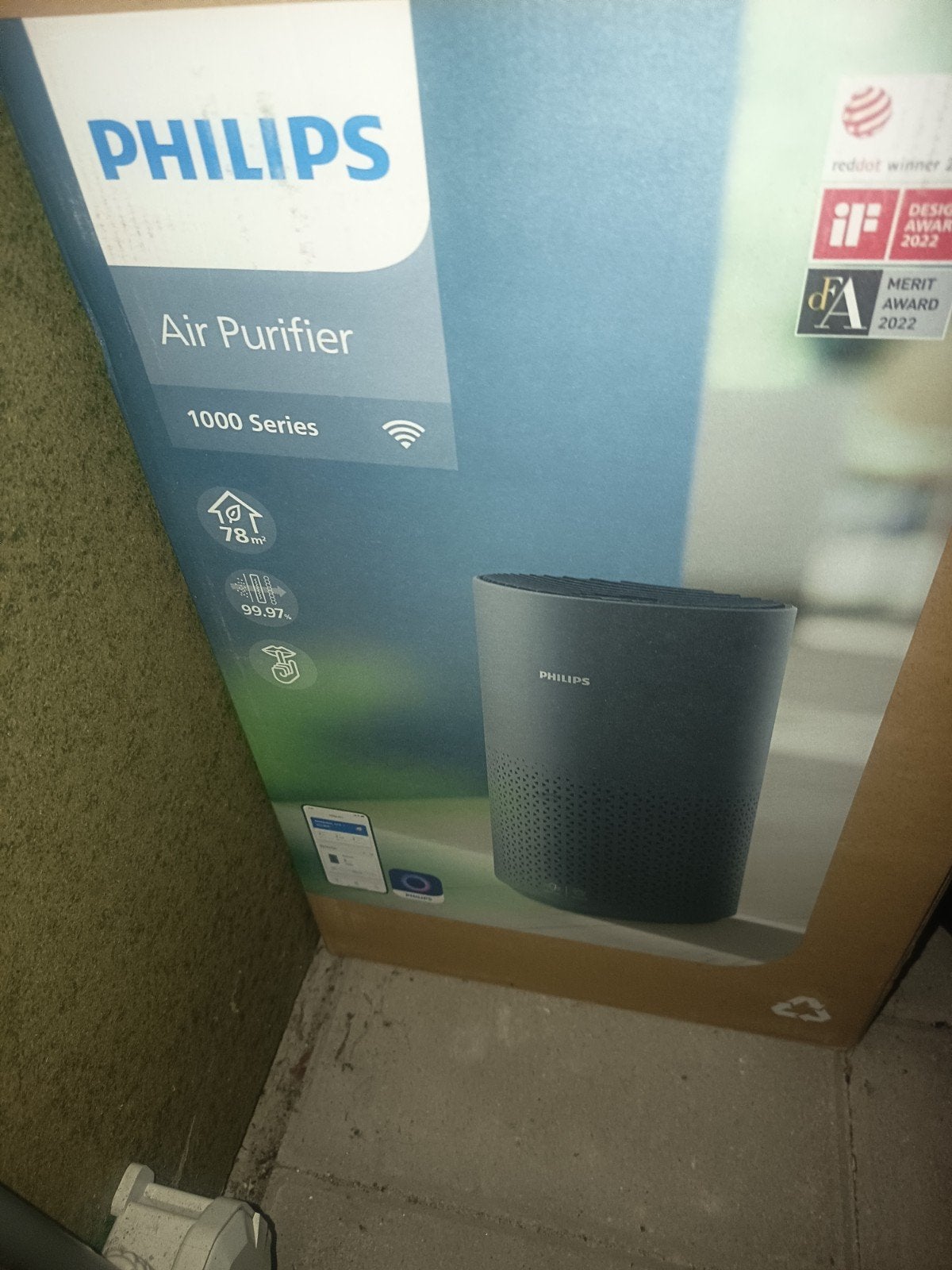 Philips 1000 Series Luchtreiniger - ZGAN bijna nieuw, Witgoed en Apparatuur, Ophalen of Verzenden, Zo goed als nieuw, Luchtreiniger