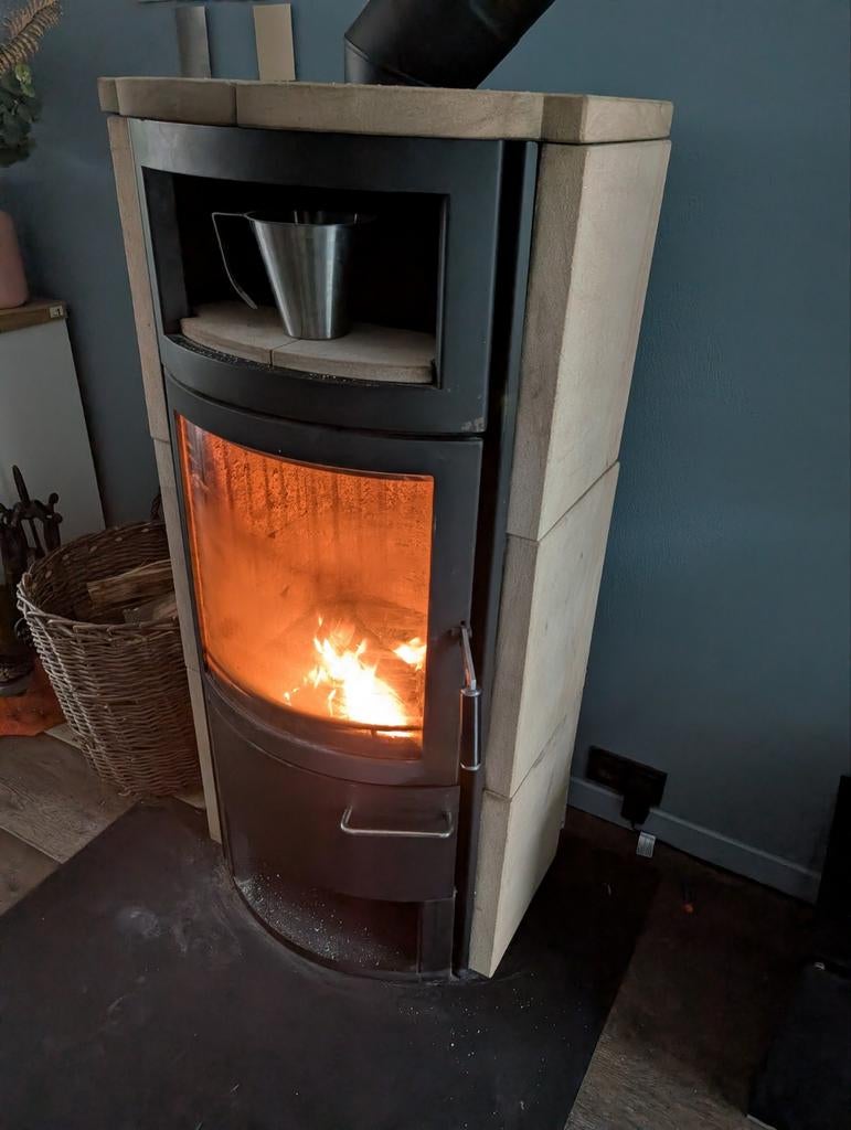 Hark speksteenkachel 3-7 kW, Ophalen, Gebruikt, Houtkachel, Vrijstaand
