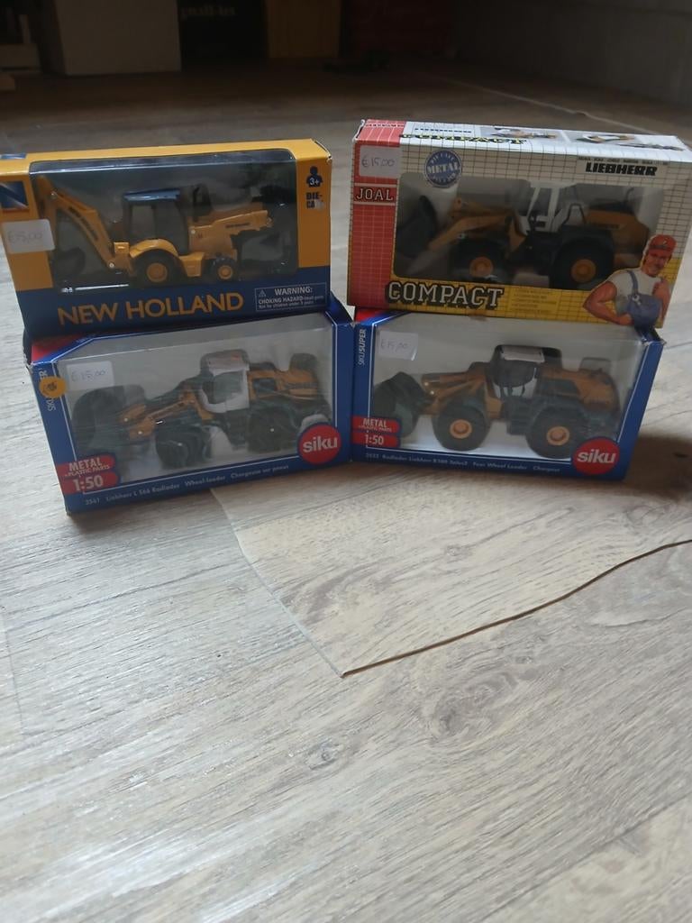 Partij shovels, Hobby en Vrije tijd, Modelauto's | 1:50, Nieuw, Ophalen of Verzenden, Hijskraan, Tractor of Landbouw