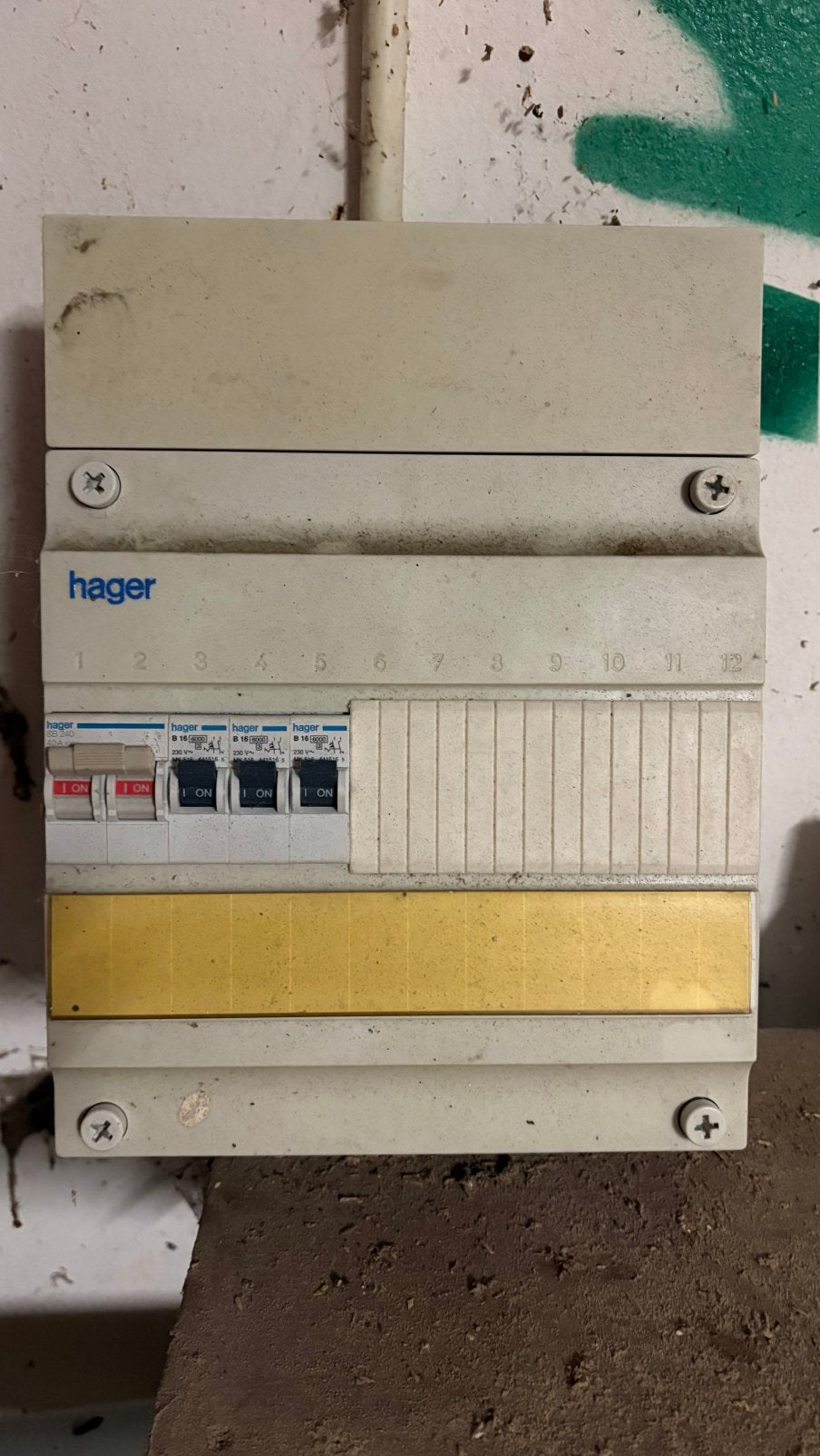 Hagar groepenkast, Ophalen, Gebruikt, Hager, Groepenkast
