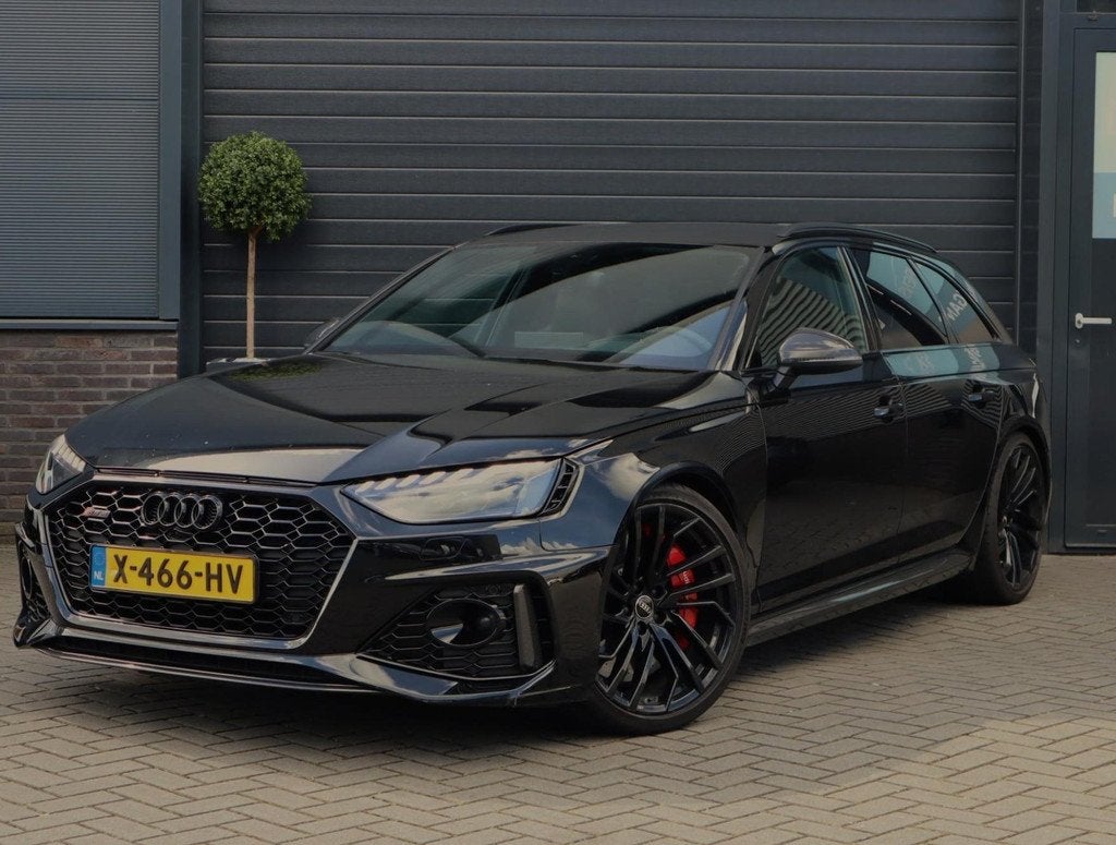 Audi A4 Avant 2.9 TFSI RS 4 quattro | Keramisch | RS dynamic, Auto's, Audi, Automaat, Gebruikt, Skiluik, Zwart