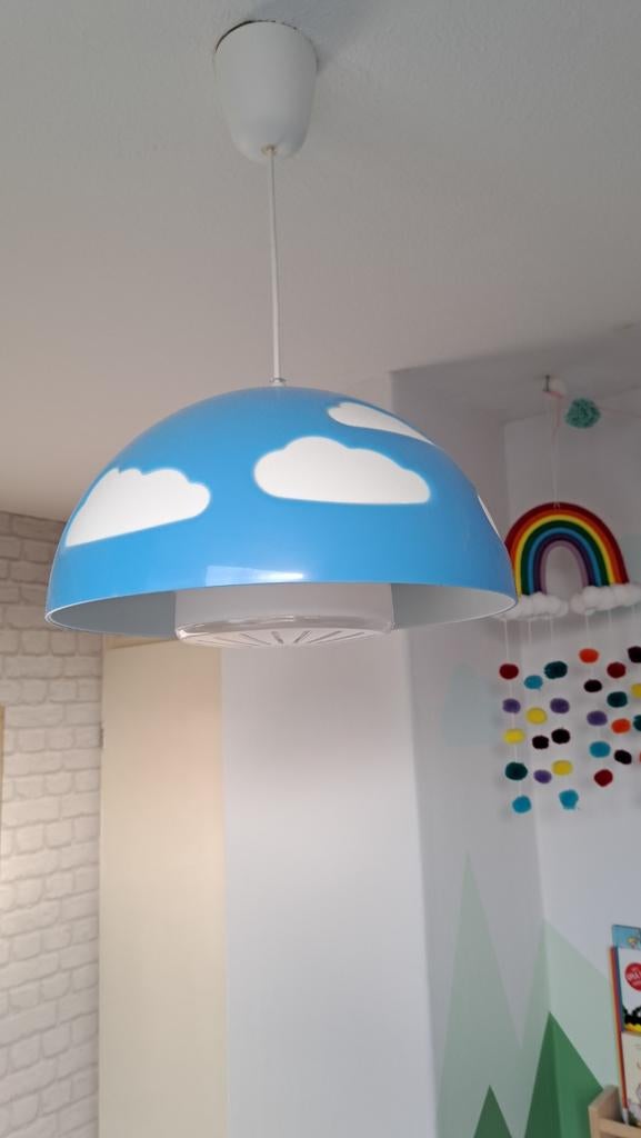 Ikea Skojig hanglamp met wolken, Ophalen of Verzenden, Minder dan 50 cm
