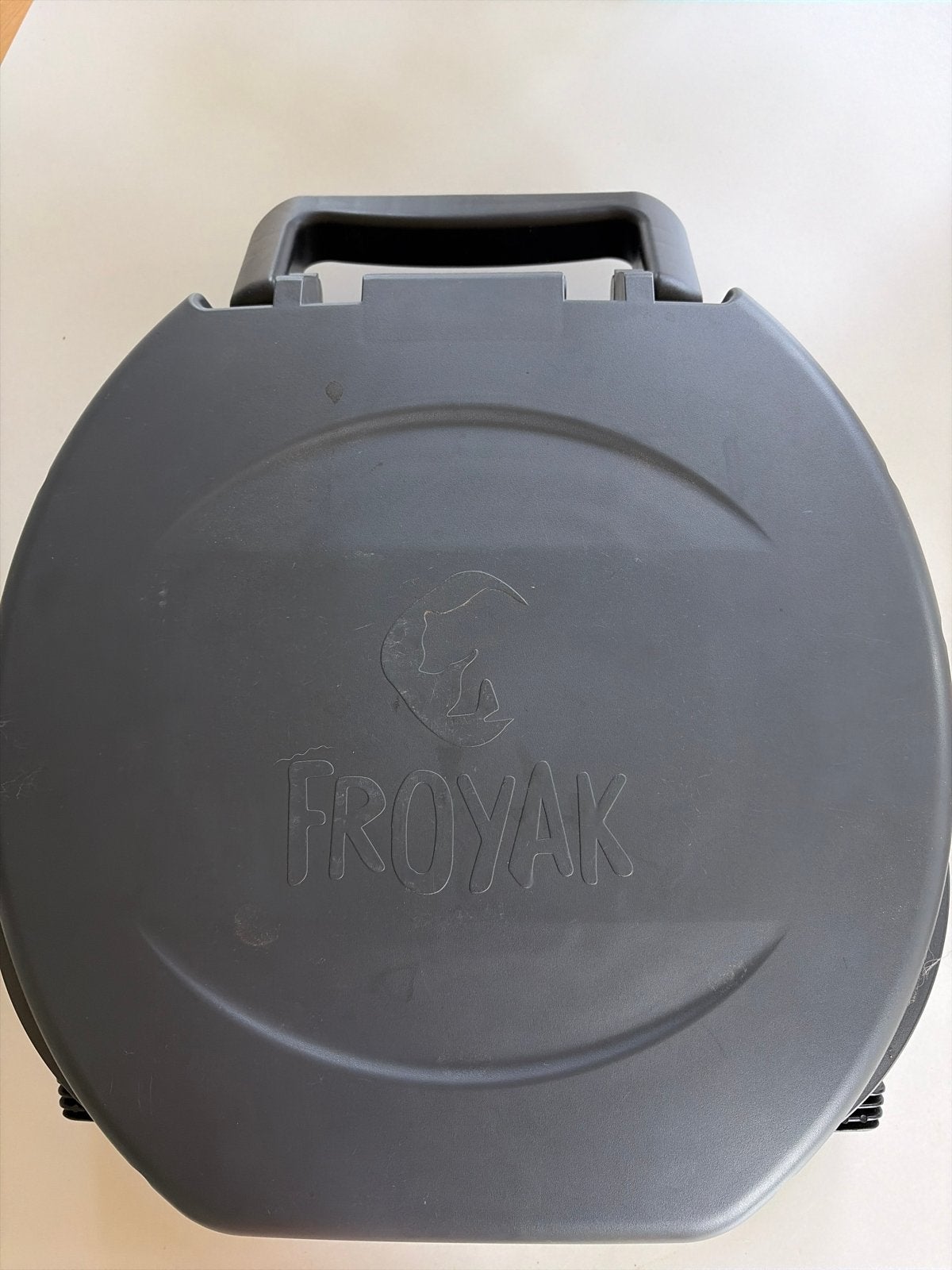 Froyak draagbaar campingtoilet - Ideaal voor onderweg, Ophalen of Verzenden, Gebruikt