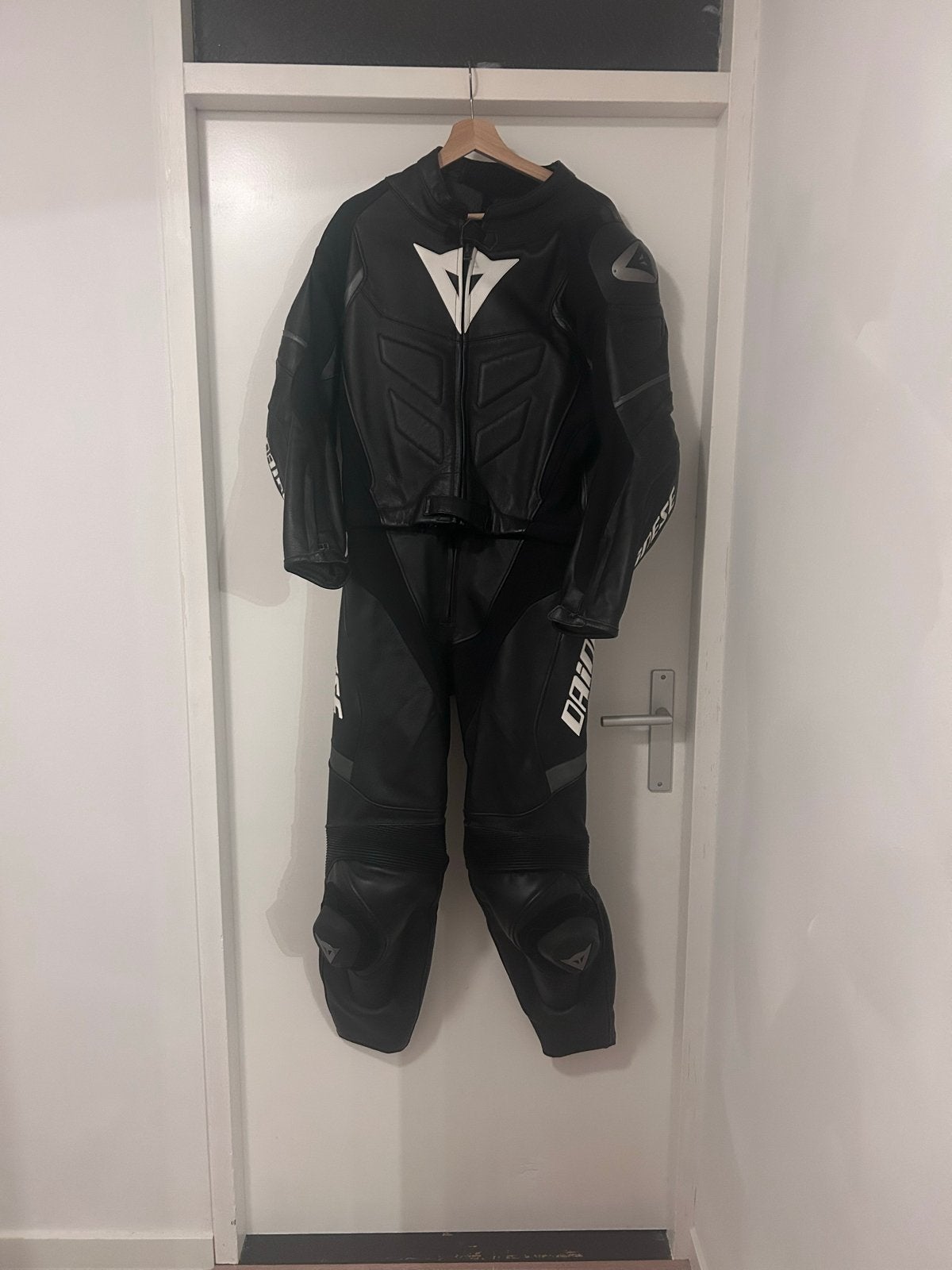 Dainese T. Avro D1 tweedelig motorpak - Maat 54, Ophalen of Verzenden, Tweedehands, Heren, Combipak