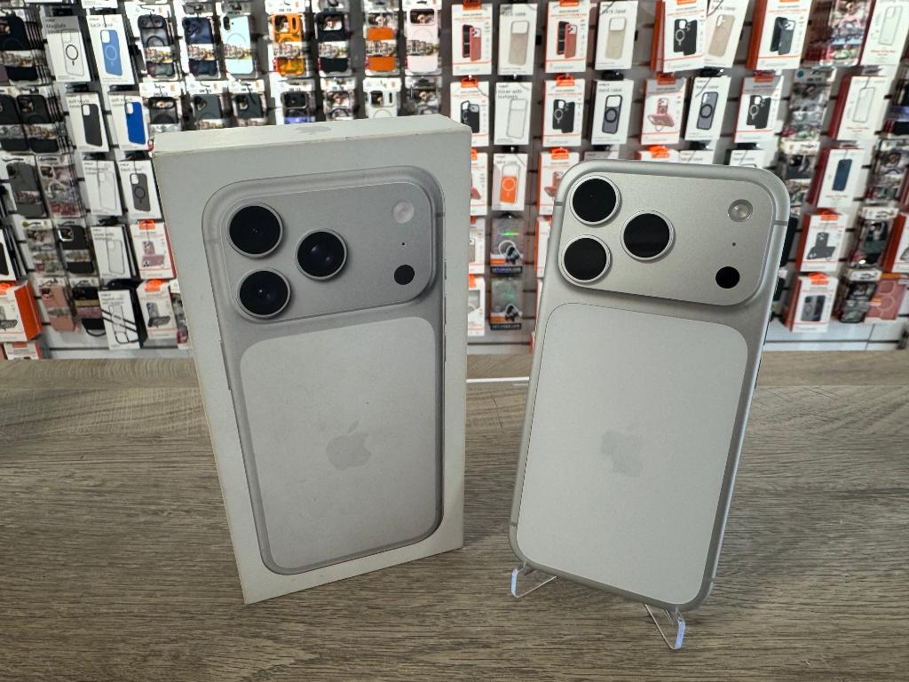 iPhone 17 Pro 1TB Zilver - Als nieuw - Garantie - Compleet, Apple, Apple, Overige modellen, 1 TB