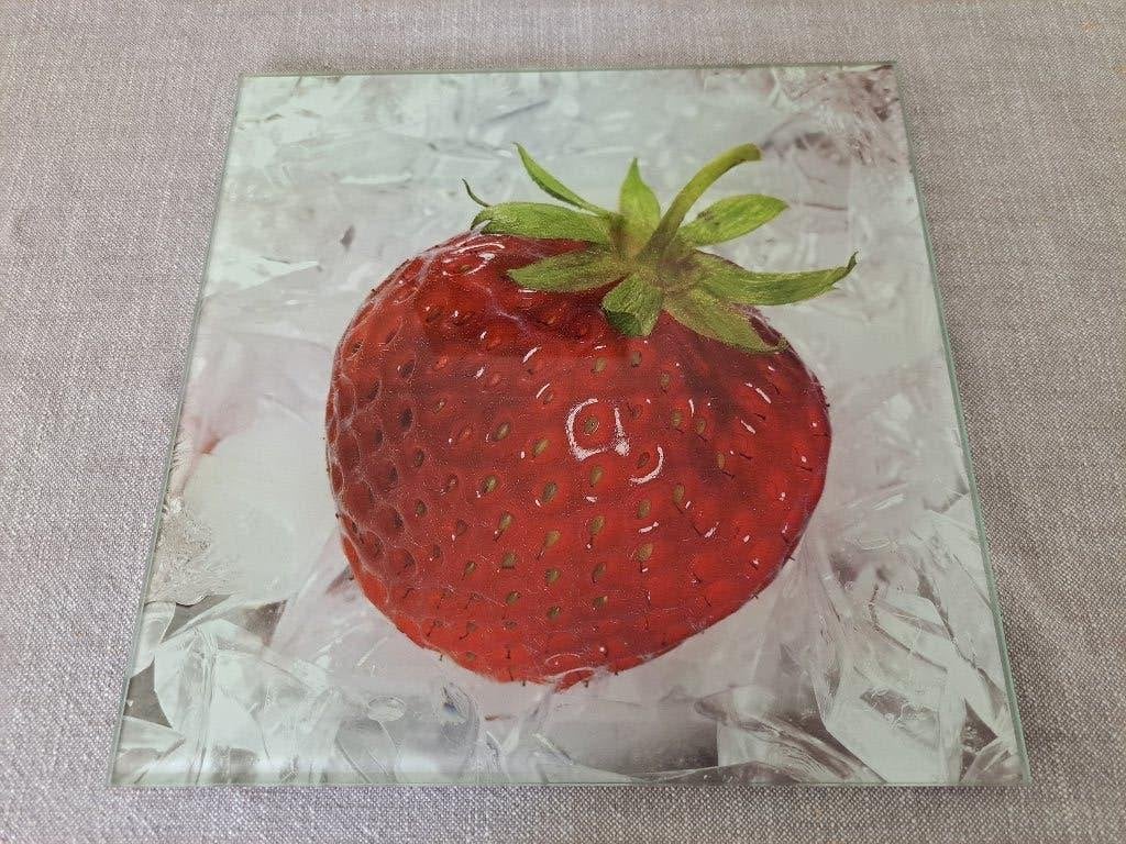 Schilderij glas, Huis en Inrichting, Woonaccessoires | Schilderijen, Tekeningen en Foto's, Minder dan 50 cm, Ophalen of Verzenden