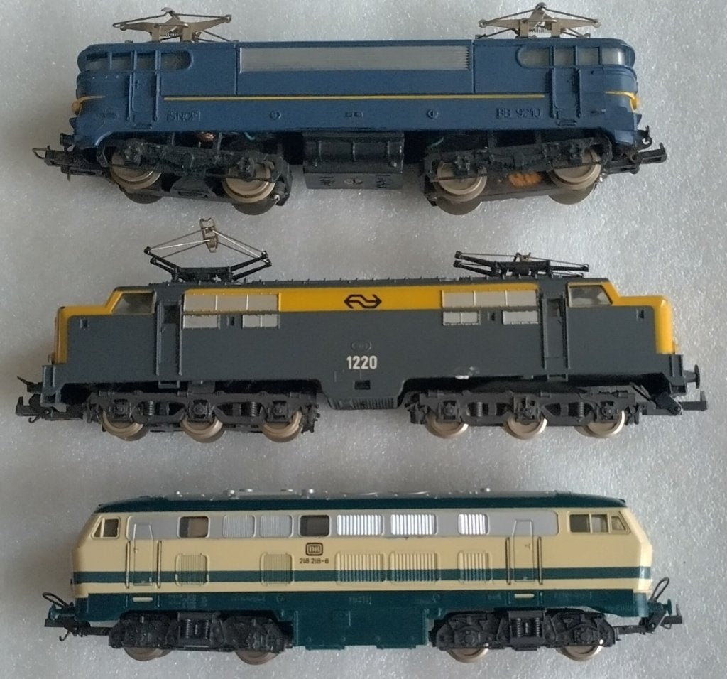 3x Locomotief H0, Gebruikt, Verzenden, Analoog, Lima