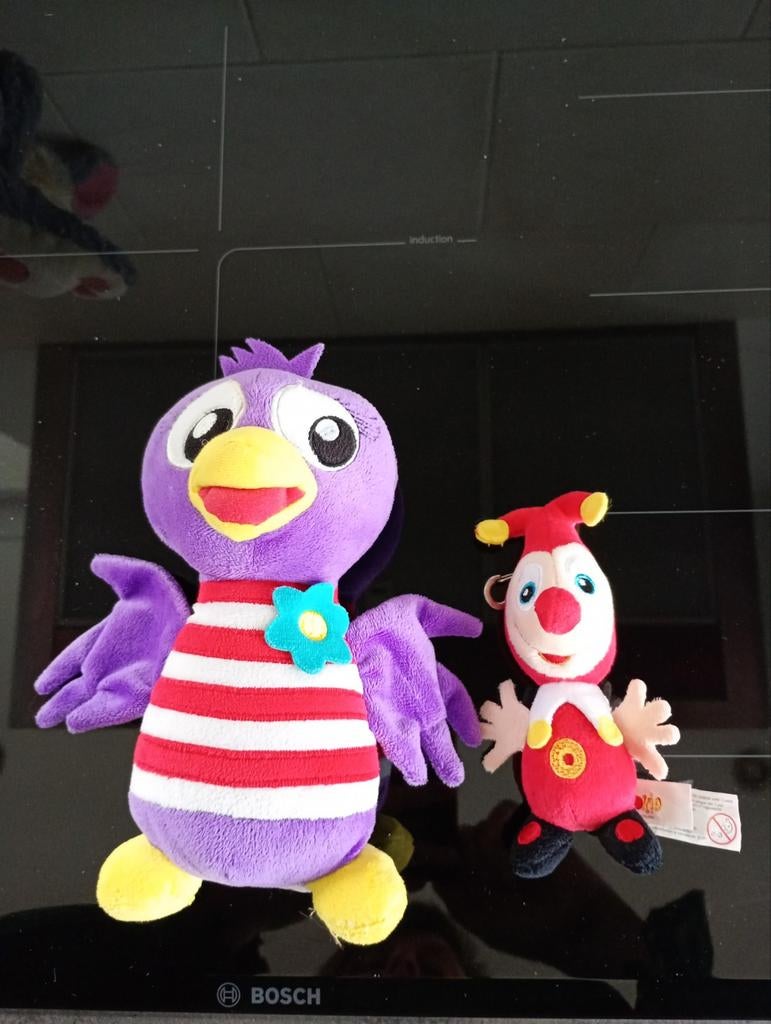 Jokie sleuthanger knuffel en Jet knuffel  uit Efteling, Verzamelen, Efteling, Ophalen, Zo goed als nieuw, Overige typen