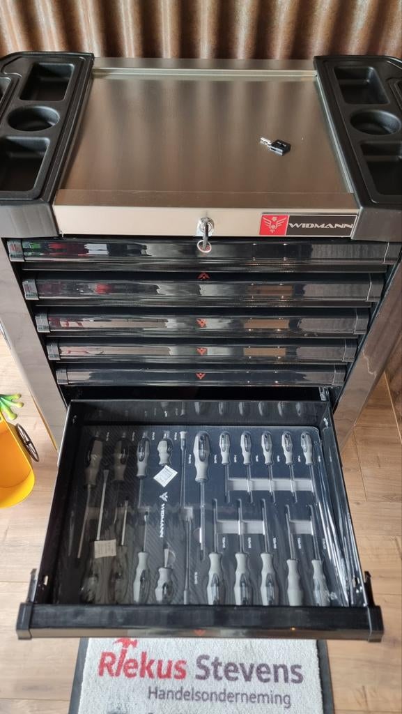 Widmann gereedschapwagen 7 laden waarvan 6 laden vol, Ophalen, Gevuld, Nieuw