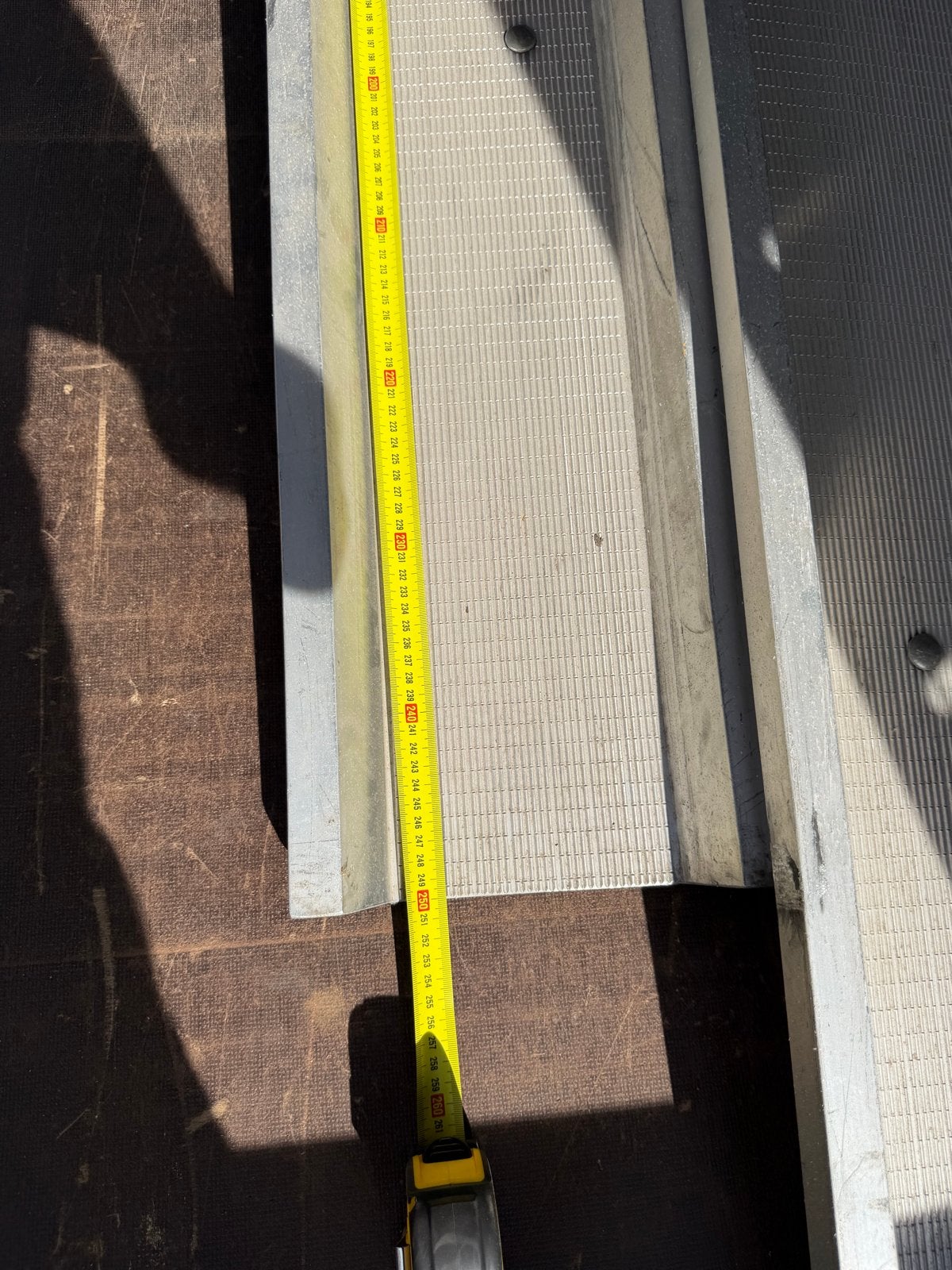 Aluminium laadkleppen / oprijplaten Metalmec M050/25, Ophalen