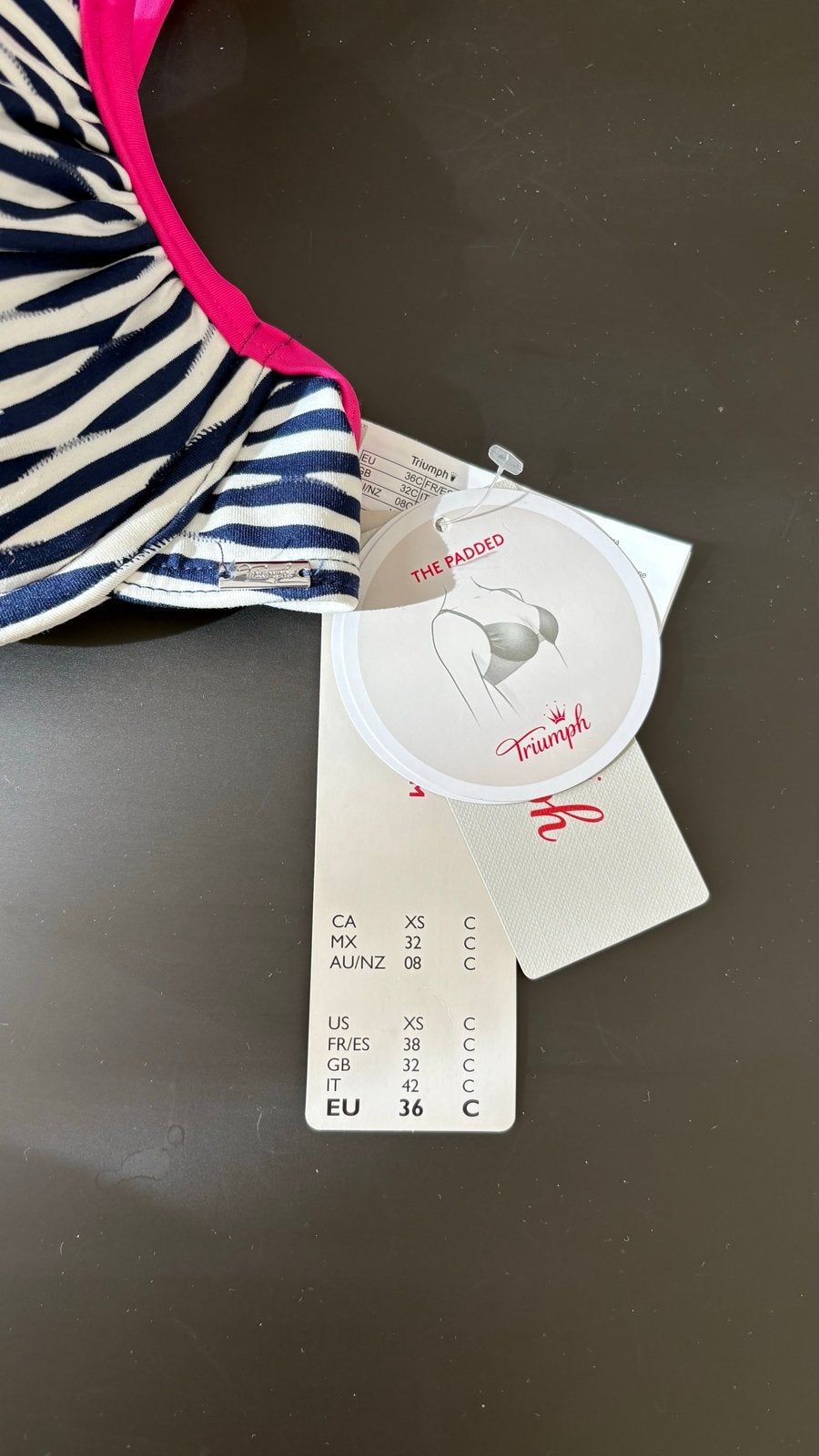 Triumph bikini top 36C - Nieuw met kaartjes, Verzenden, Nieuw, Blauw, Bikini