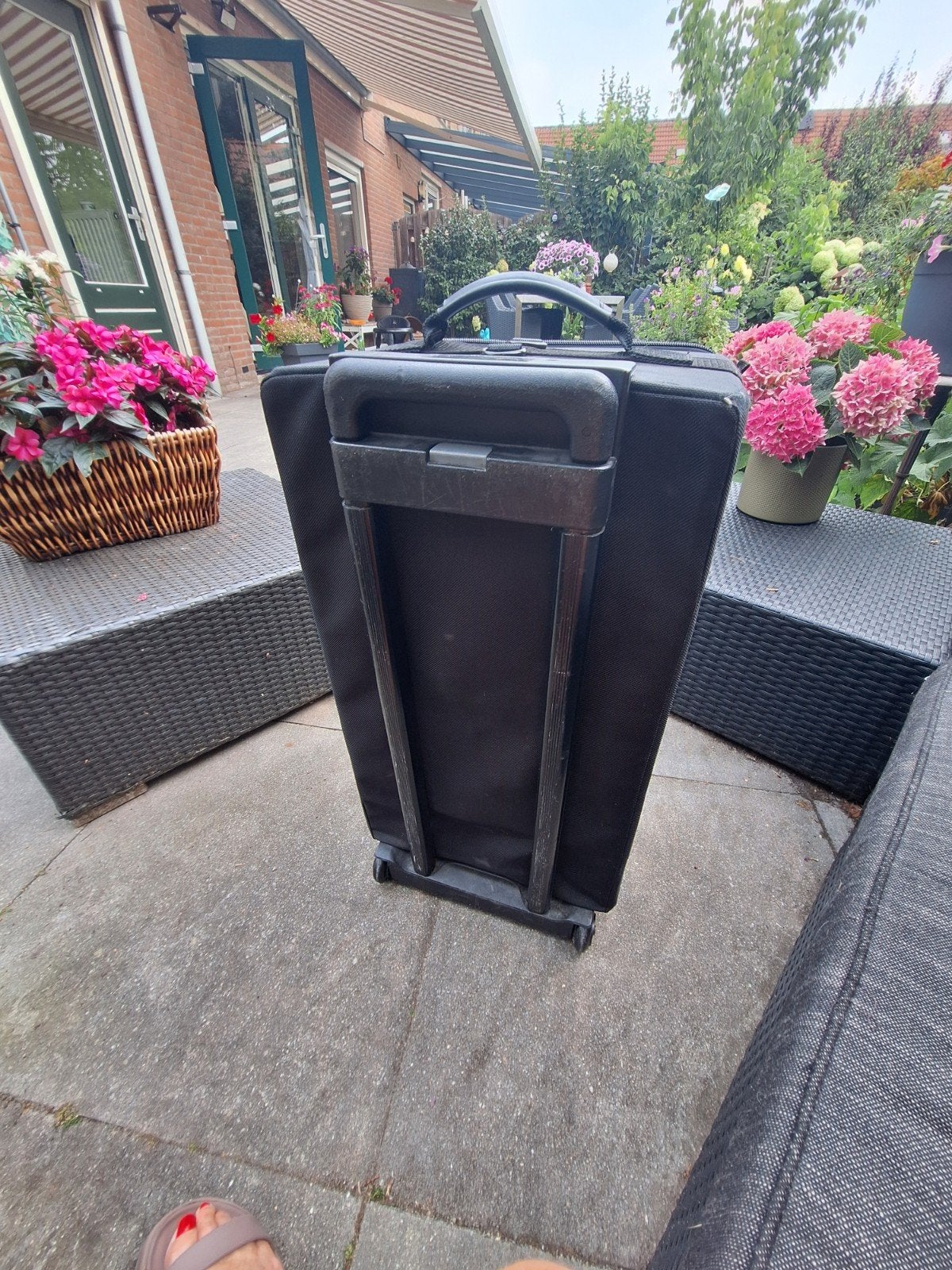 grote koffer, 60 tot 70 cm, Overige materialen, Wieltjes, Gebruikt