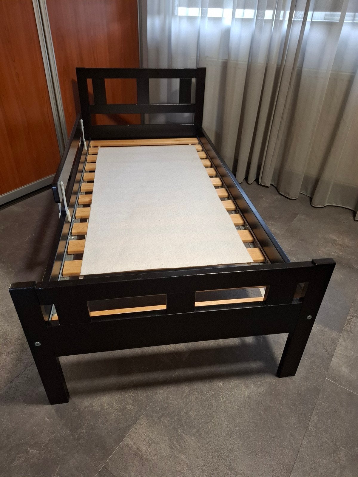 Kinderbed ikea 70160, Ophalen, Gebruikt, 70 tot 85 cm, 140 tot 160 cm