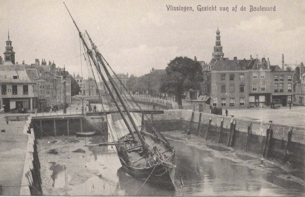 Vlissingen Gezicht van af de Boulevard, Verzenden, Voor 1920, Ongelopen, Zeeland