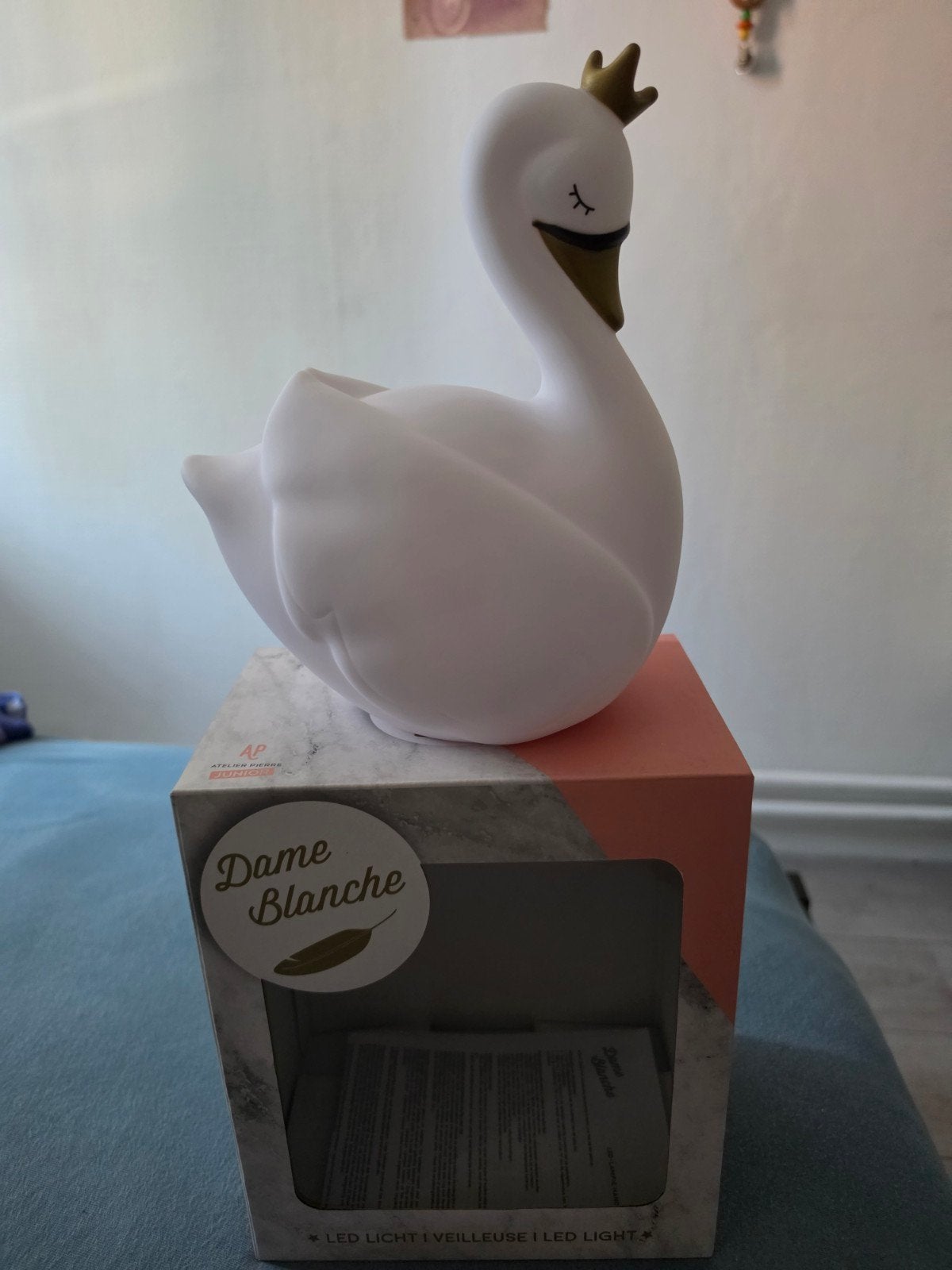 nieuw - Dame Blanche   nachtlamp, Ophalen, Overige merken, Nieuw, Wit