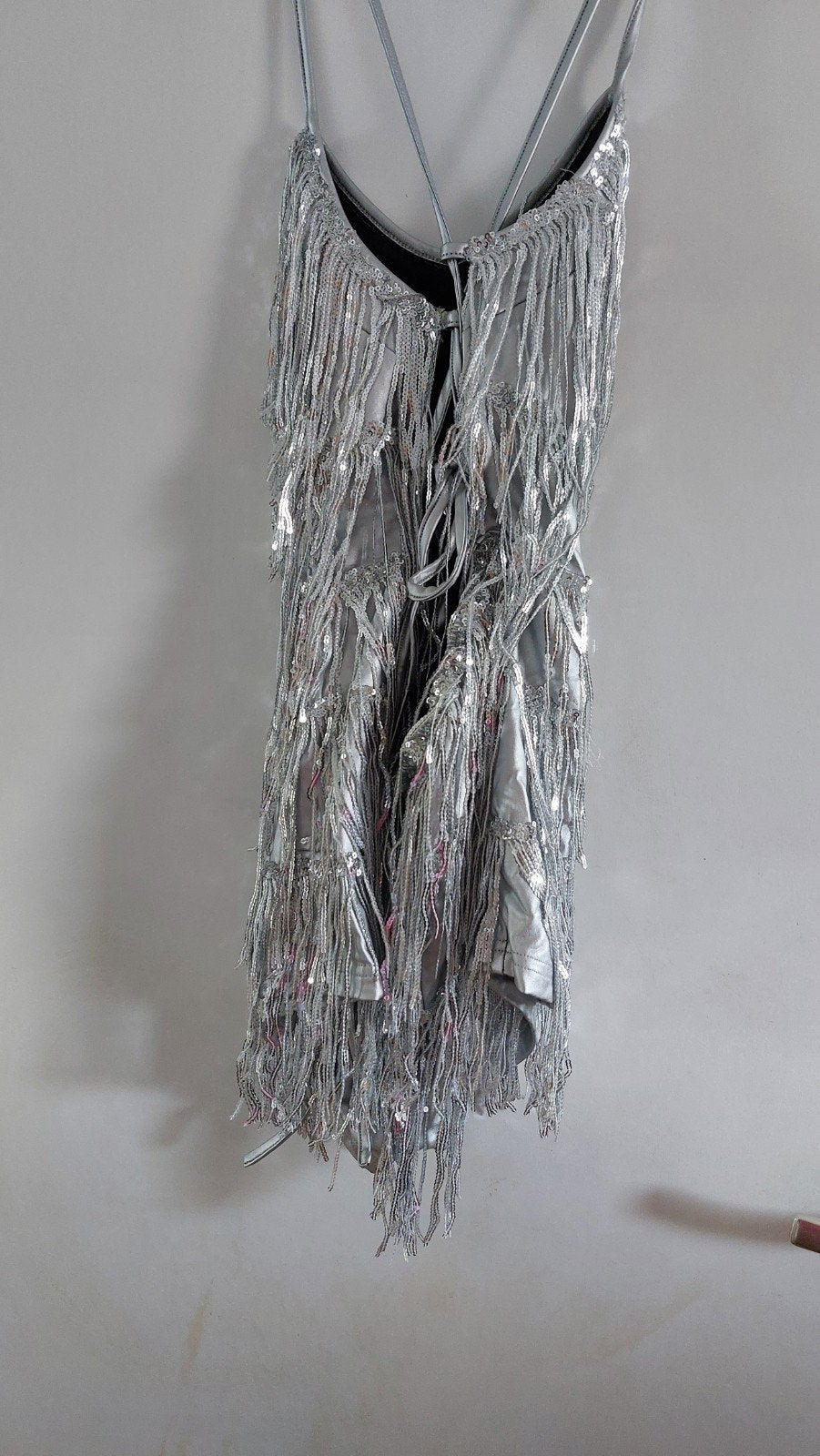 te koop gala zilver jumpsuit mt s, Ophalen of Verzenden, Zo goed als nieuw
