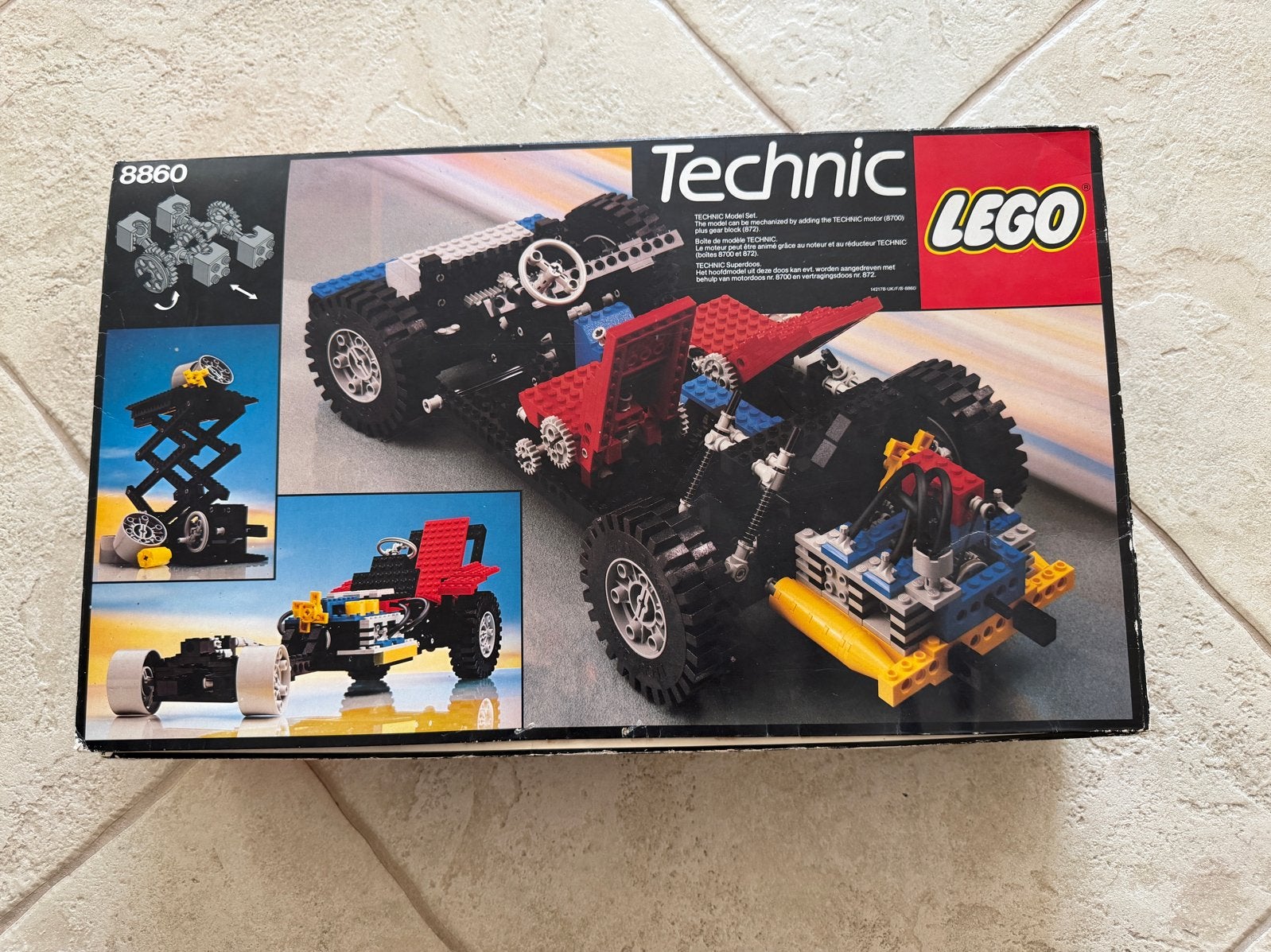 LEGO Technic 8860 Auto Chassis Klassieker, Ophalen of Verzenden, Zo goed als nieuw, Lego