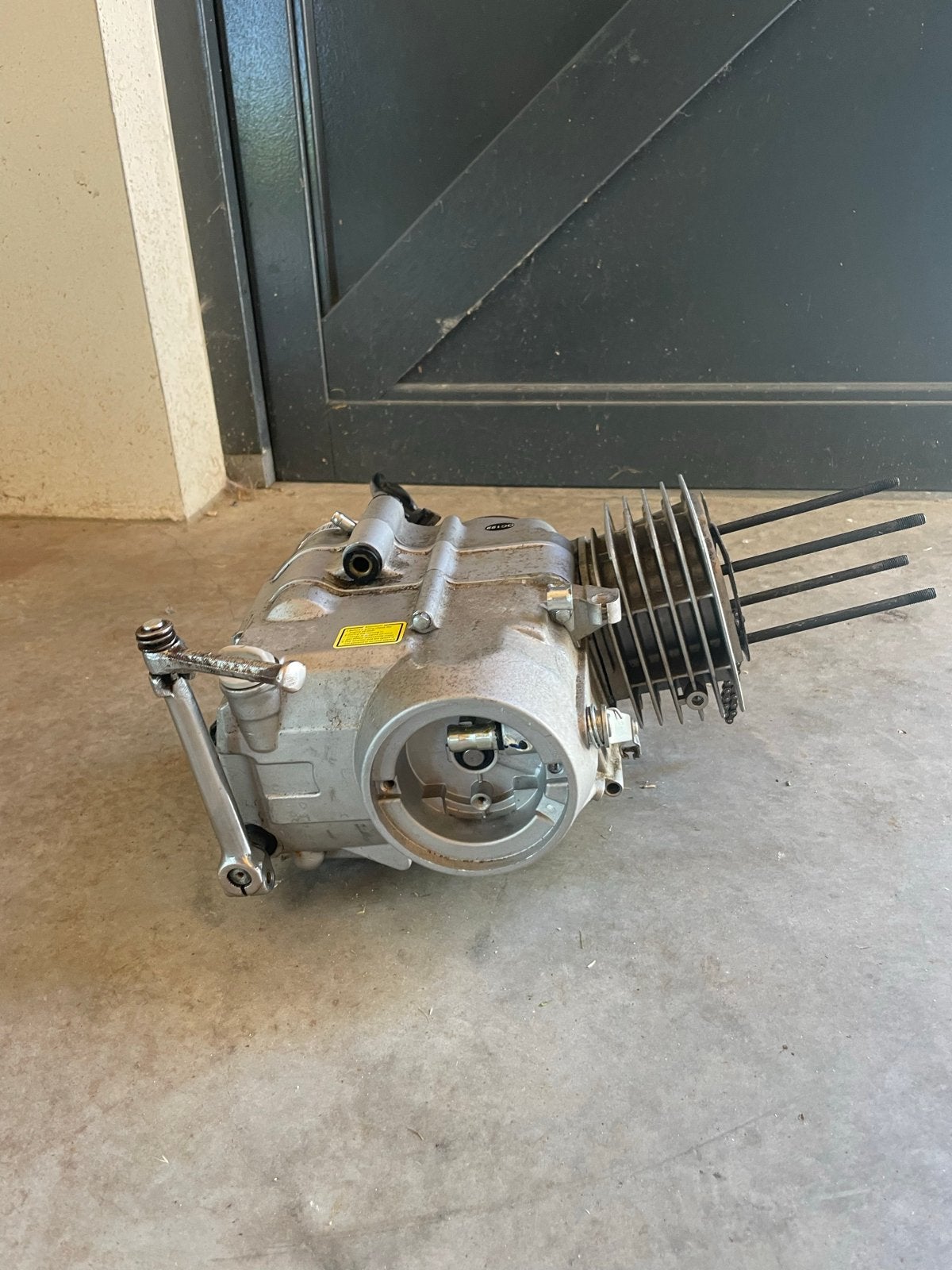 Pitbike motorblok 125cc 4 takt - defecten, Motoren, Ophalen, Gebruikt
