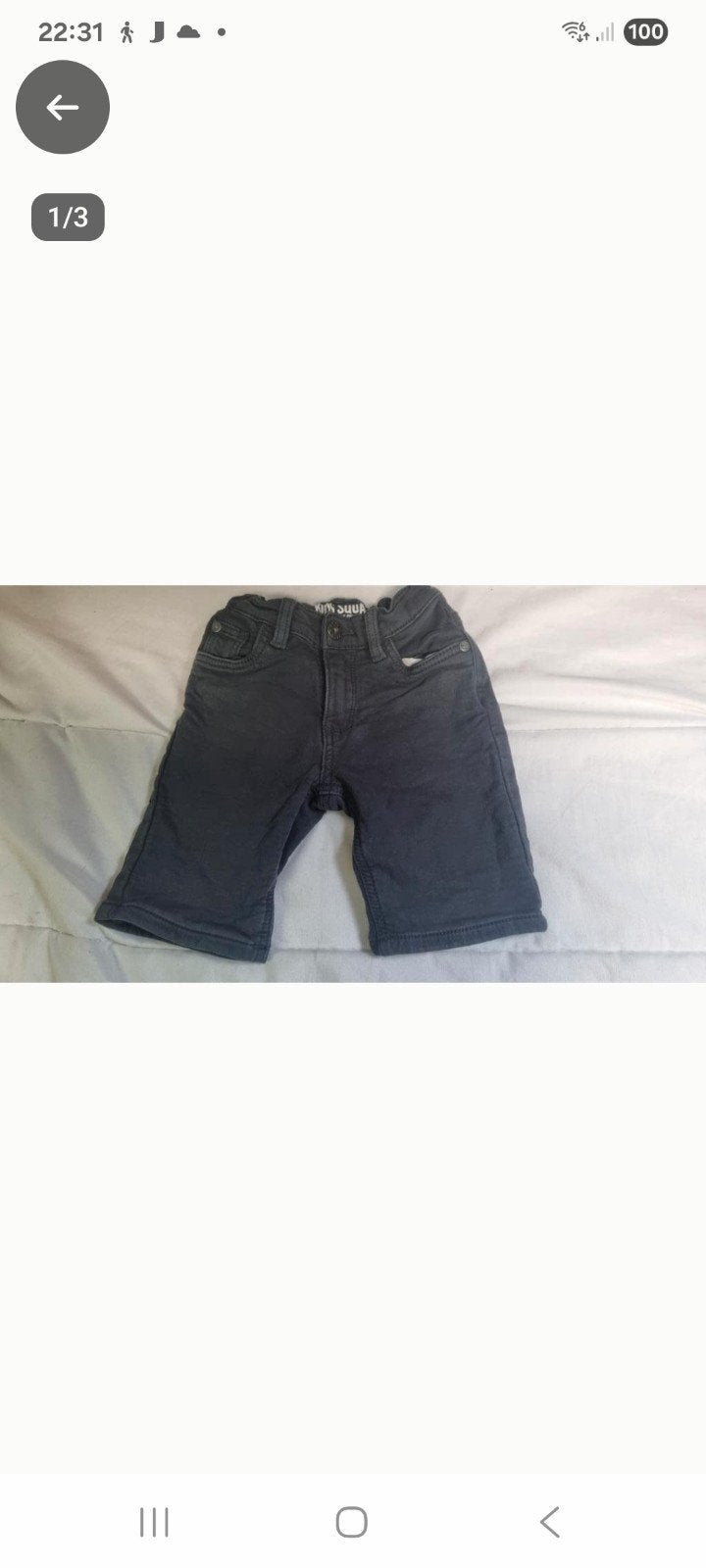 Kids Squad donkere zomerbroek maat 110, Ophalen of Verzenden, Gebruikt, Jongen, Broek