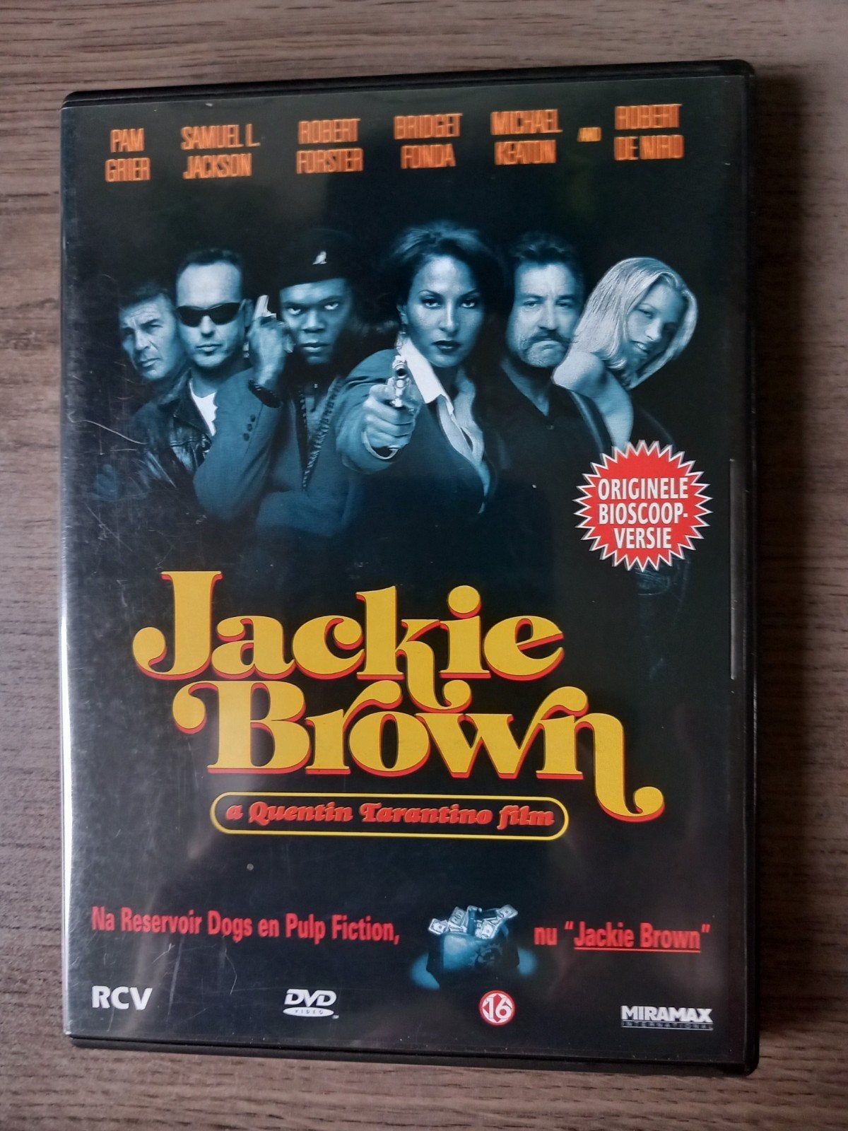 Jackie Brown DVD - Quentin Tarantino film, Maffia en Misdaad, Nederlands, Ophalen of Verzenden, Gebruikt