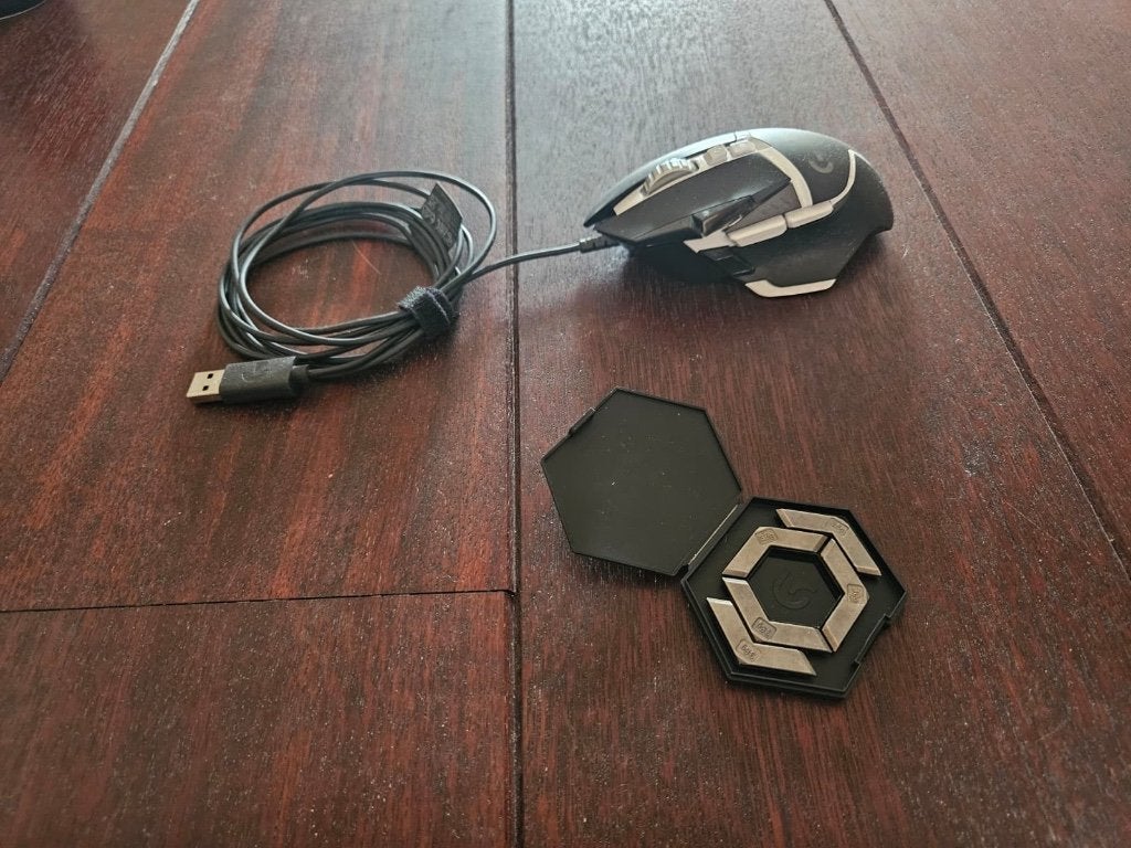 Logitech G502 SE HERO Gaming Muis met Gewichten, Rechtshandig, Muis, Ophalen of Verzenden, Zo goed als nieuw