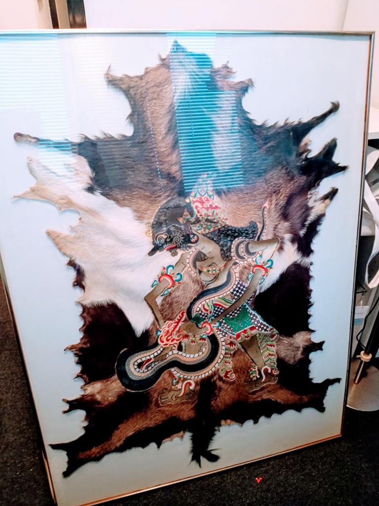 wayang op geitenvel, Ophalen