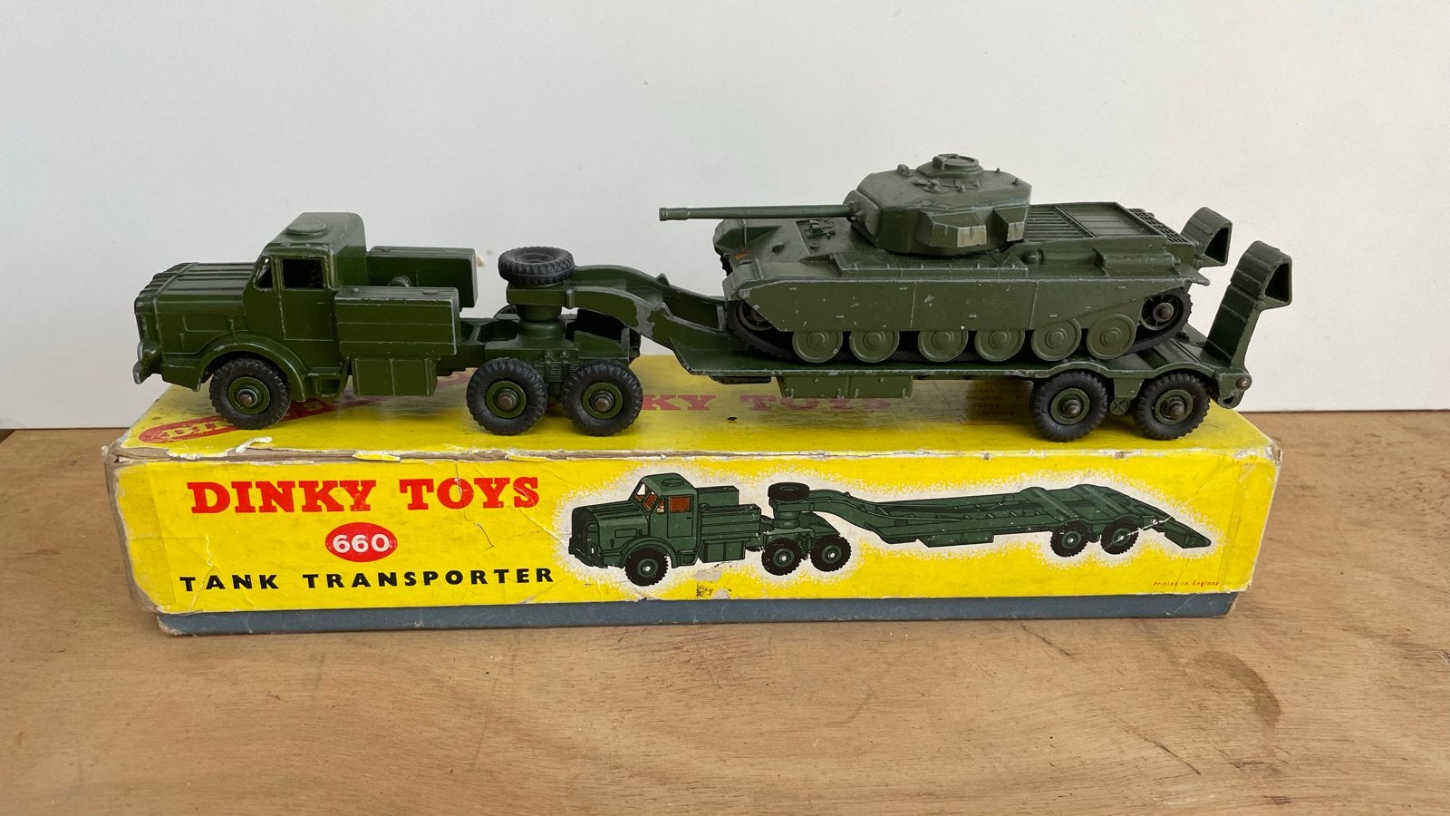 Dinky Toys 660 Tank Transporter met Centurion Tank, Ophalen of Verzenden
