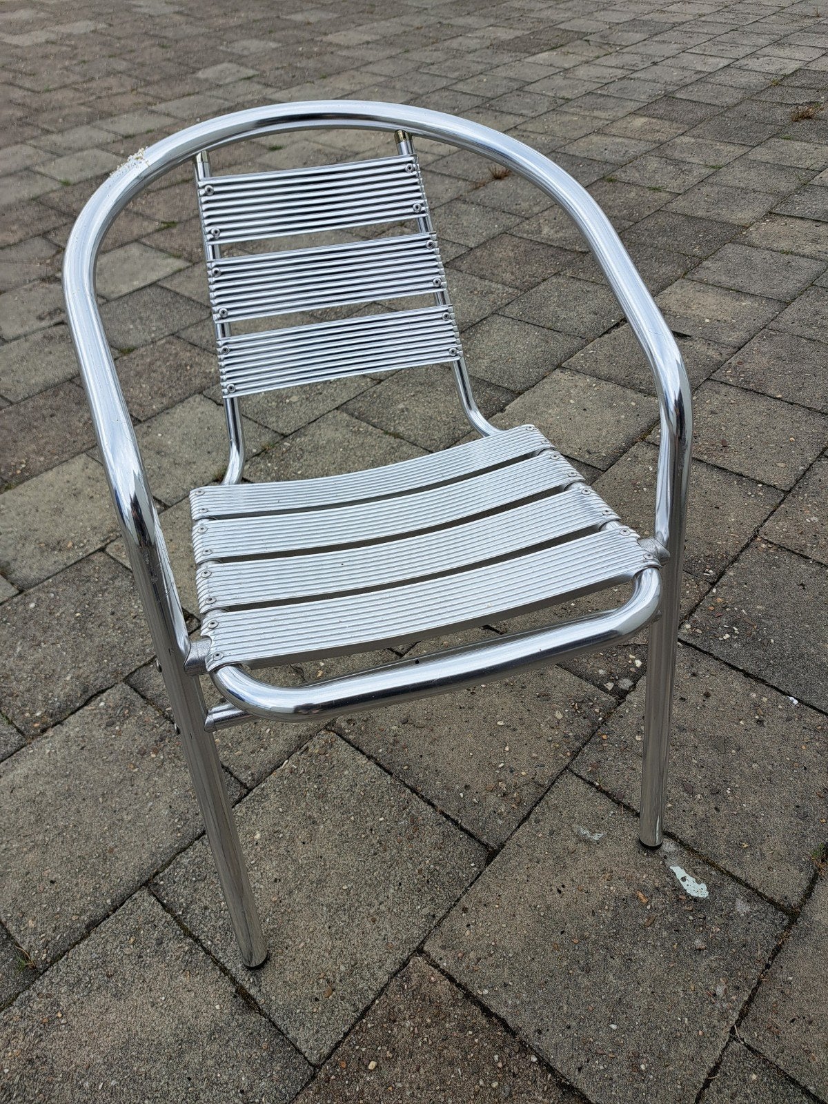 Aluminium terrasstoelen, Ophalen, Aluminium