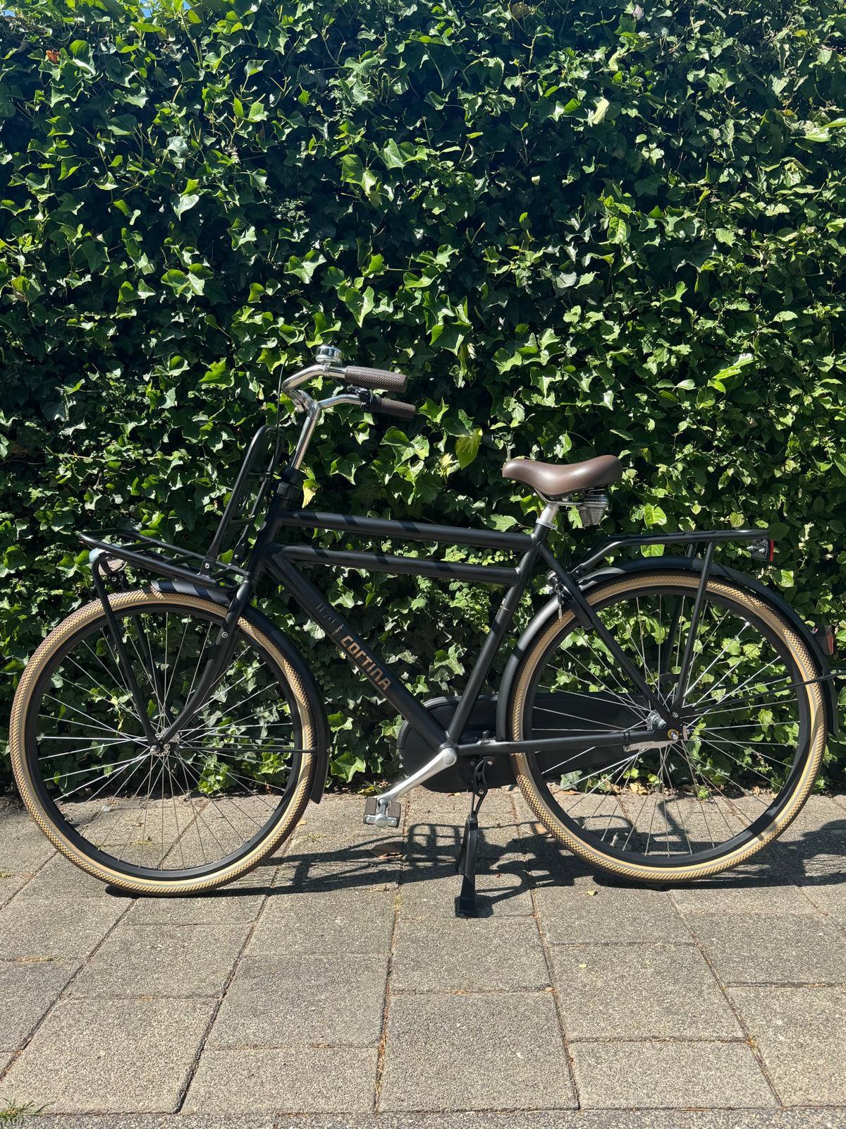 Cortina U4 Transport herenfiets – Matzwart – Zgan, Fietsen en Brommers, Fietsen | Heren | Herenfietsen, Ophalen, Terugtraprem