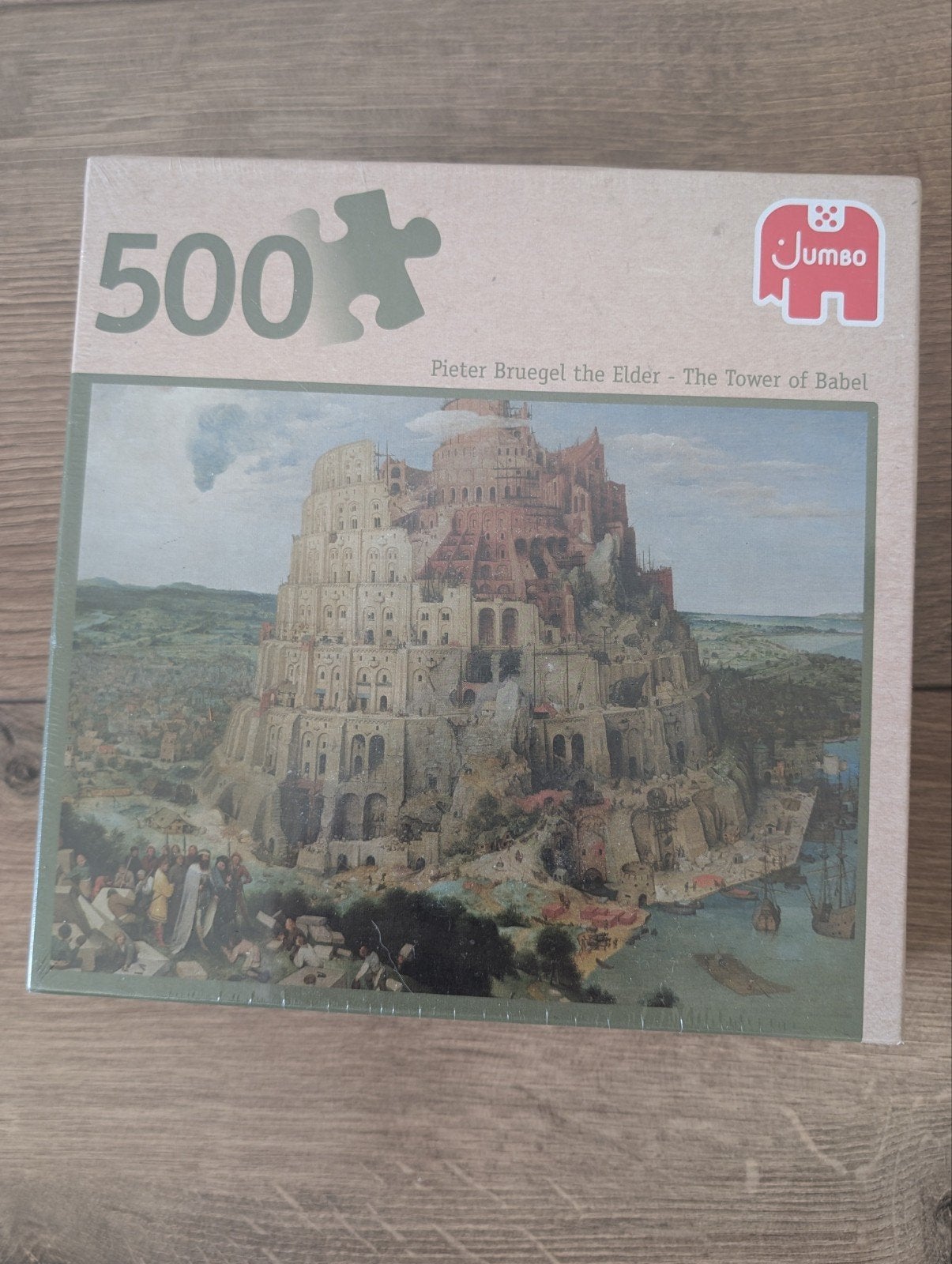 Jumbo Legpuzzel Toren van Babel 500 stukjes, Verzenden, 500 t/m 1500 stukjes, Nieuw, Legpuzzel